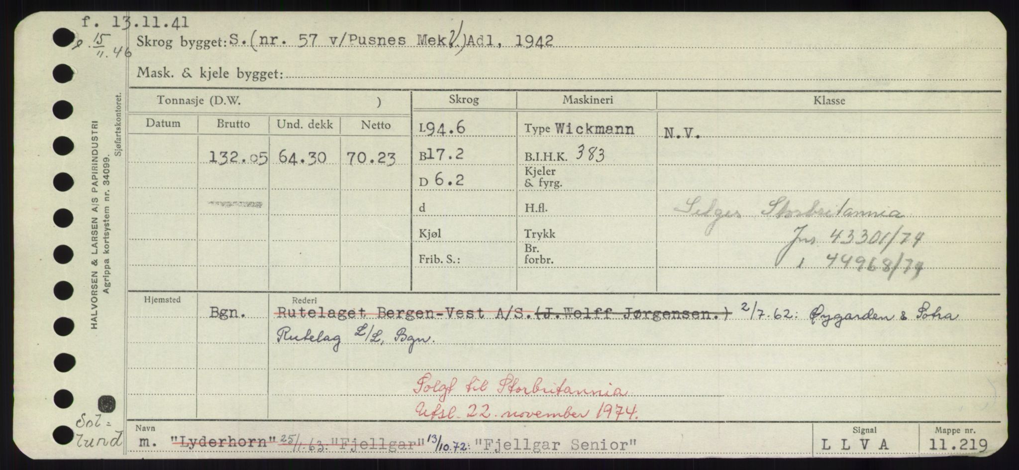 Sjøfartsdirektoratet med forløpere, Skipsmålingen, AV/RA-S-1627/H/Hd/L0010: Fartøy, F-Fjø, p. 611