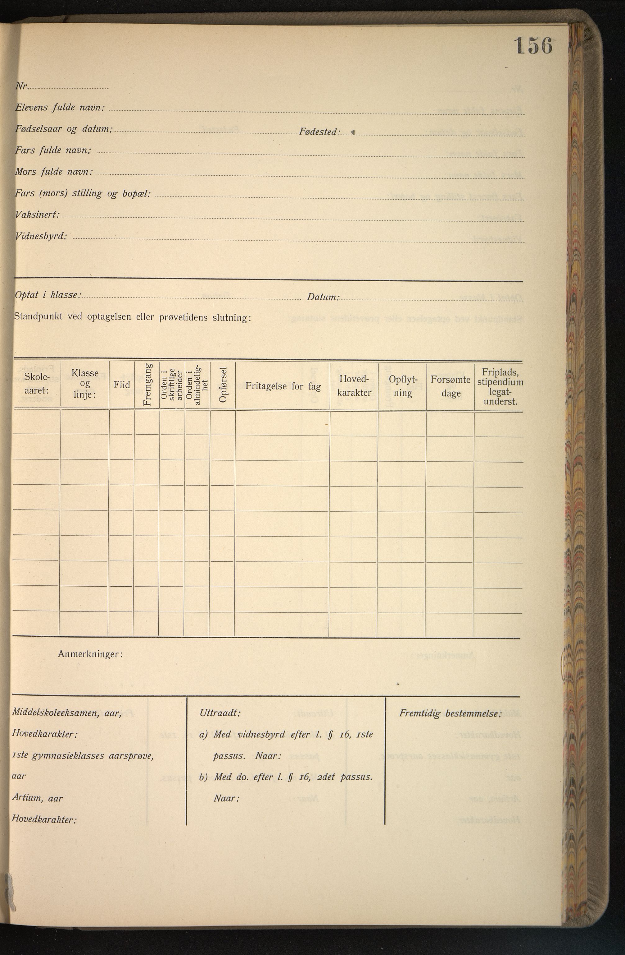 Vestfold fylkeskommune. Greveskogen videregående skole før 1998, VEMU/A-1162/G/Gb/L0003: Manntallsprotokoll Pikeskolen, 1909-1911, p. 157