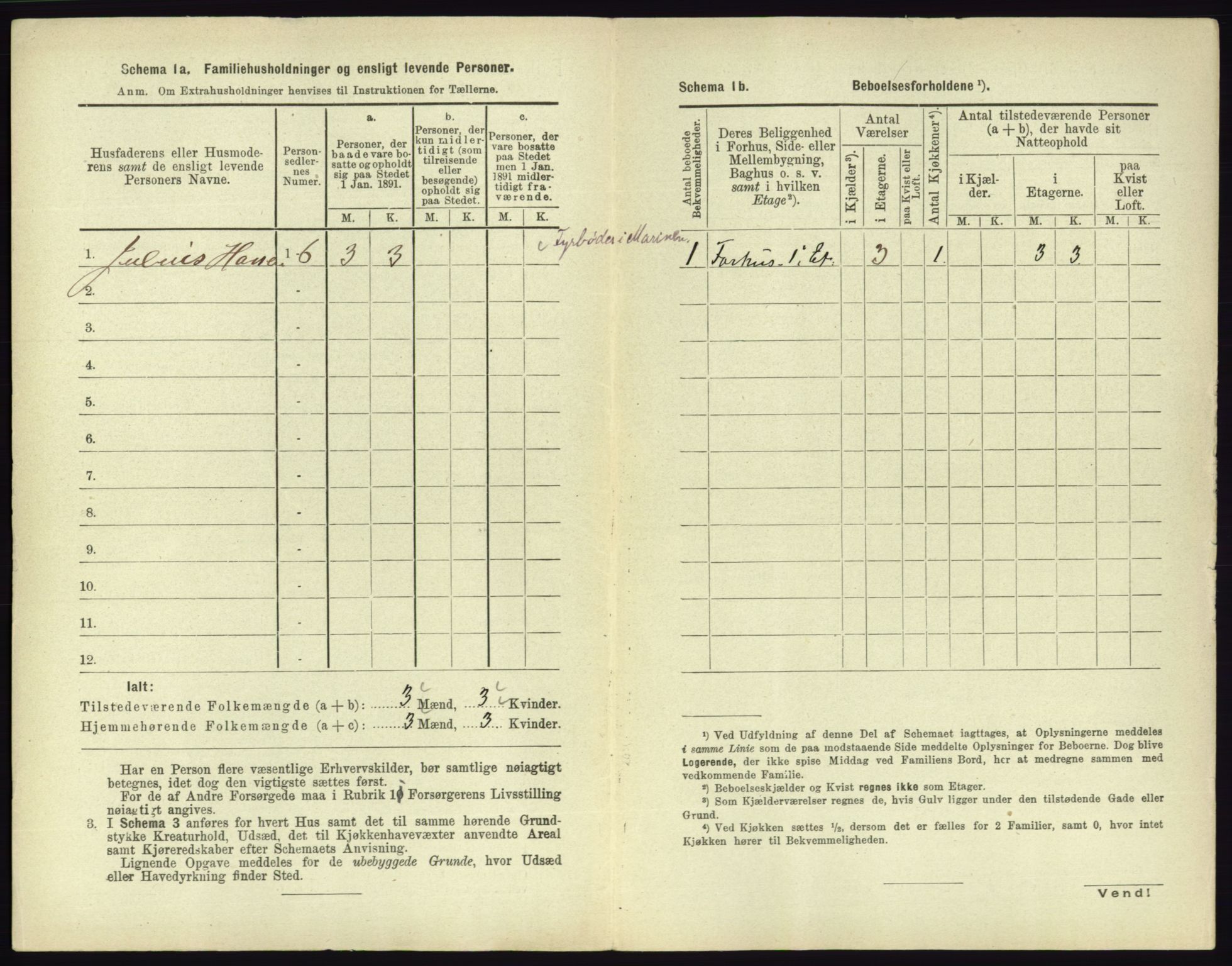 RA, 1891 census for 0703 Horten, 1891, p. 472