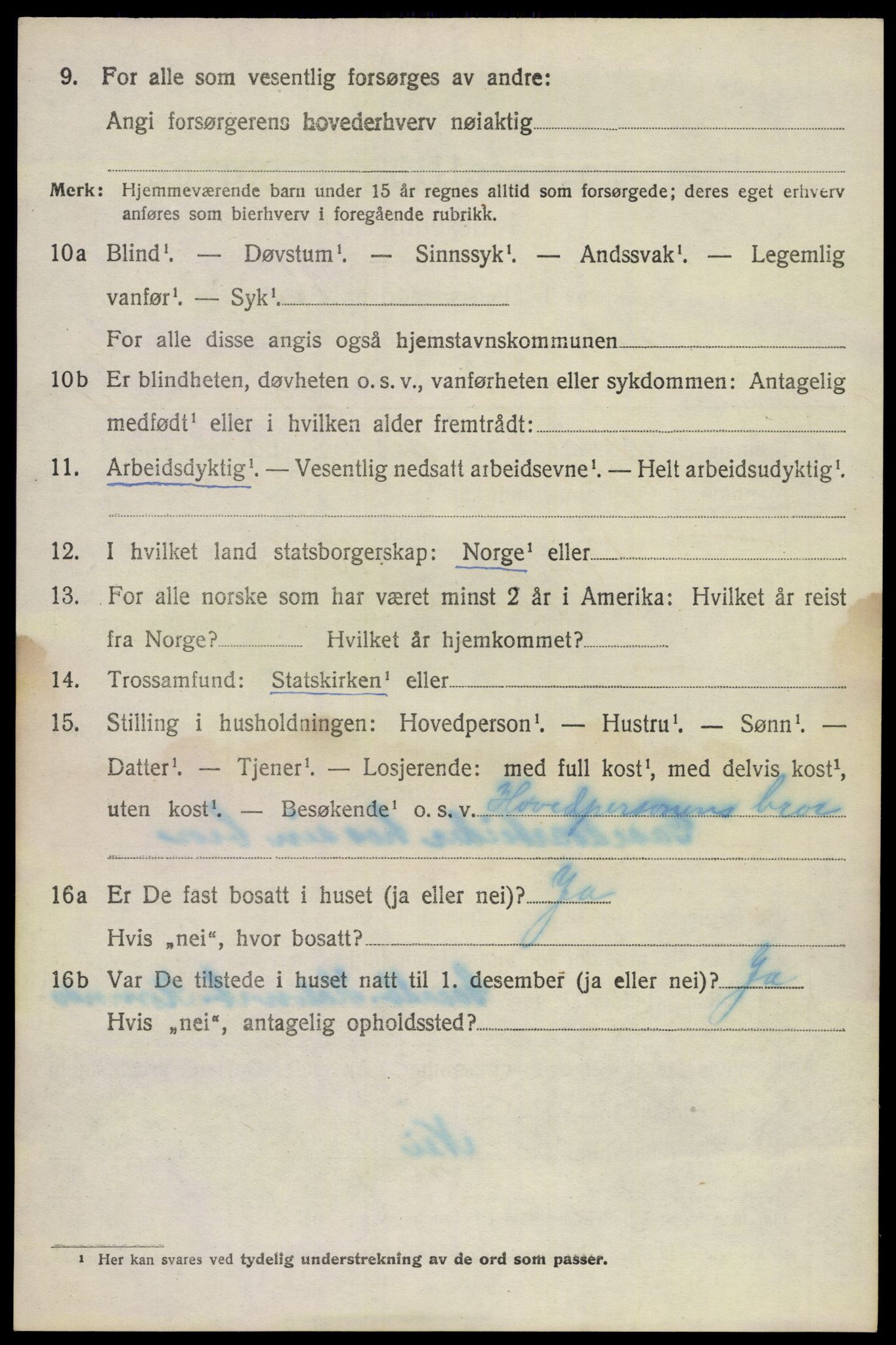 SAKO, 1920 census for Holla, 1920, p. 4744