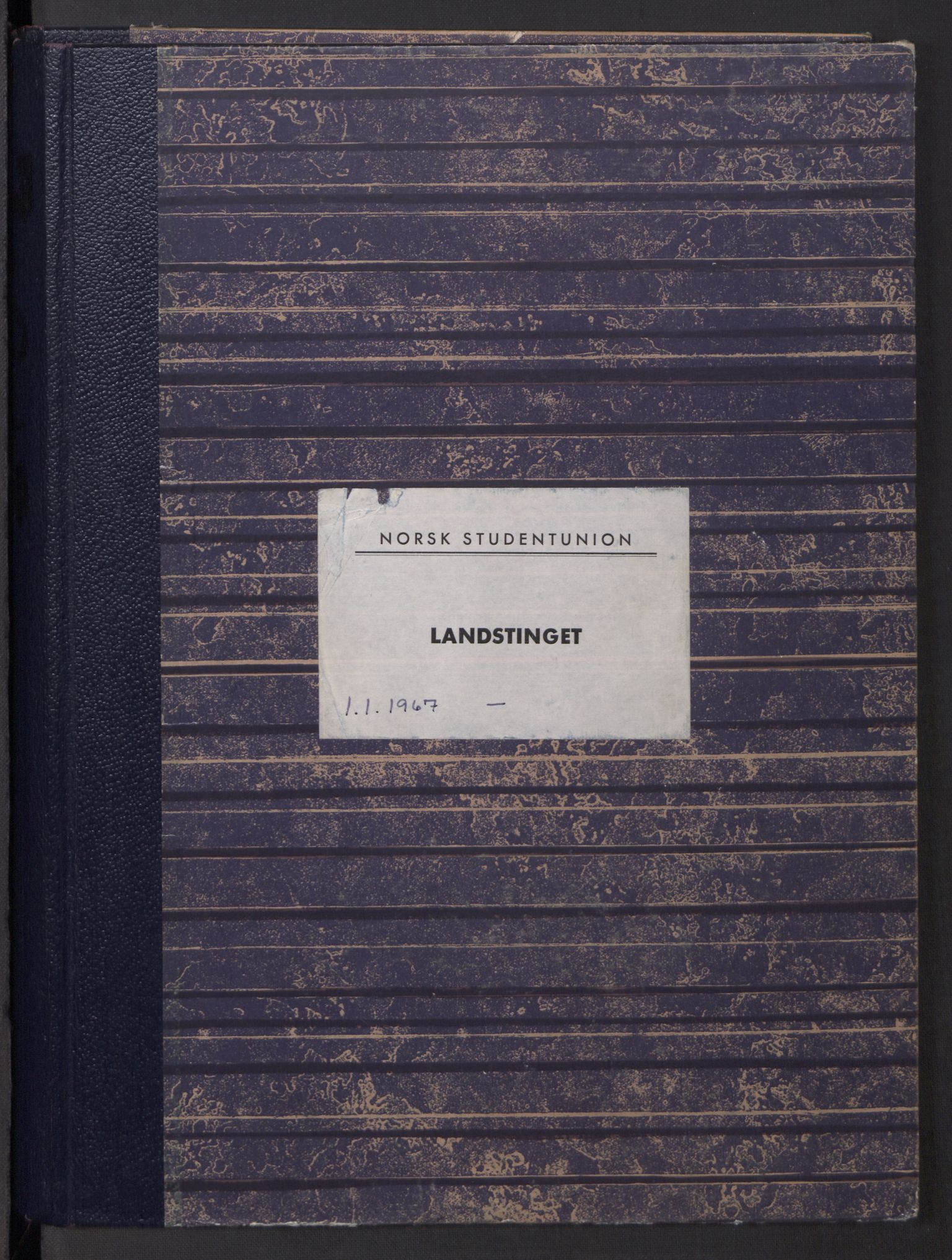 Norsk Studentunion, AV/RA-PA-0794/Fg/L0065: Landstinget, 1964-1967