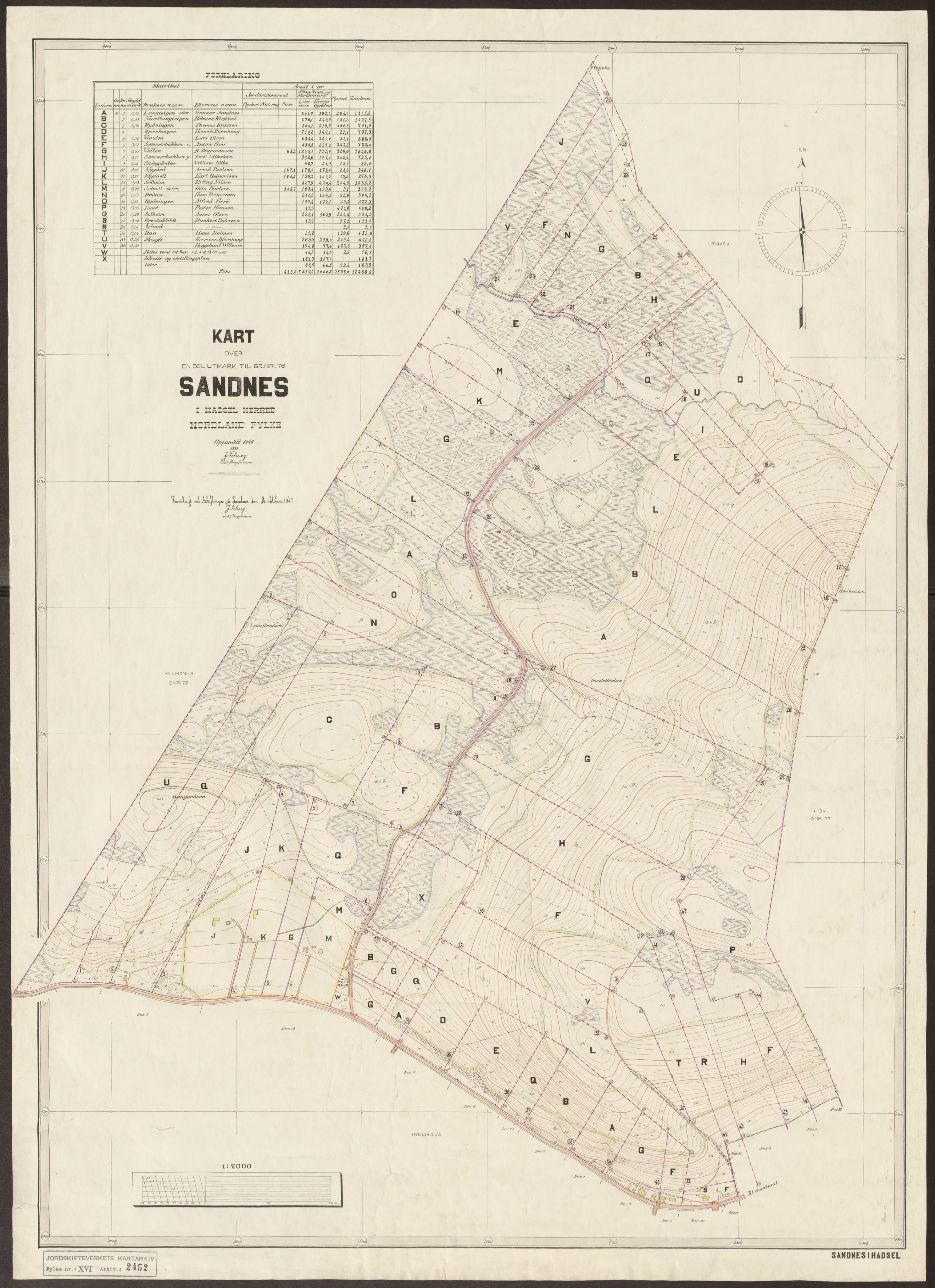 Jordskifteverkets kartarkiv, AV/RA-S-3929/T, 1859-1988, p. 3084