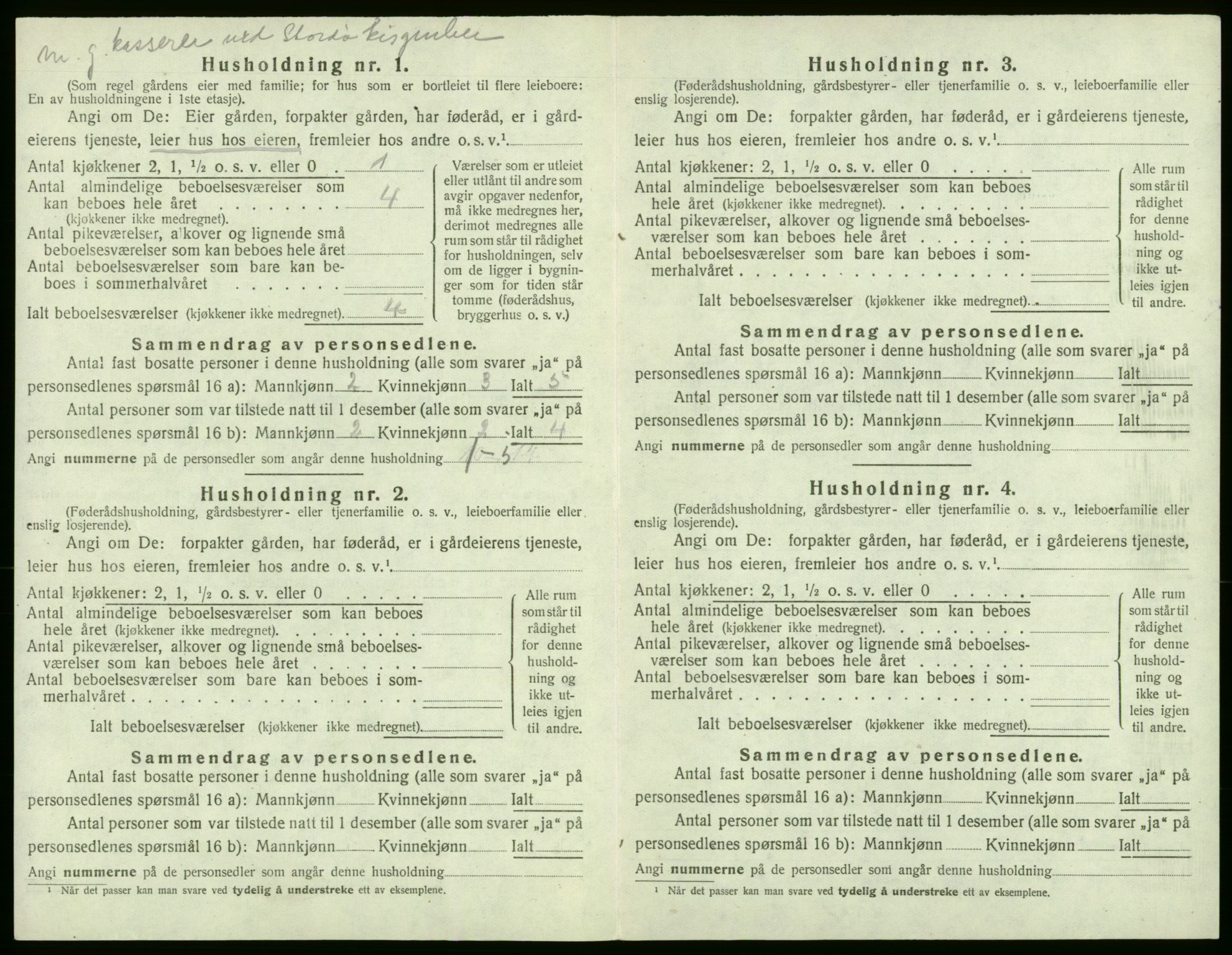 SAB, 1920 census for Stord, 1920, p. 532