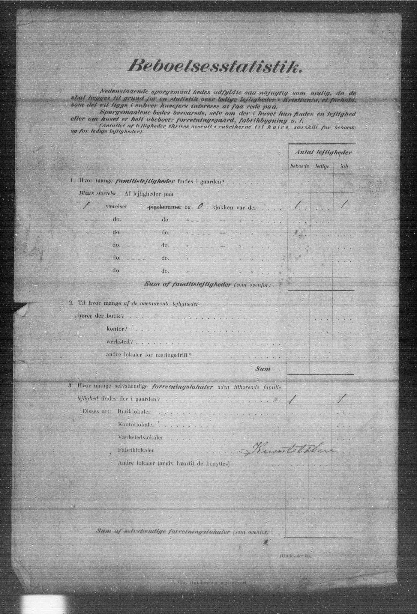 OBA, Municipal Census 1903 for Kristiania, 1903, p. 24844