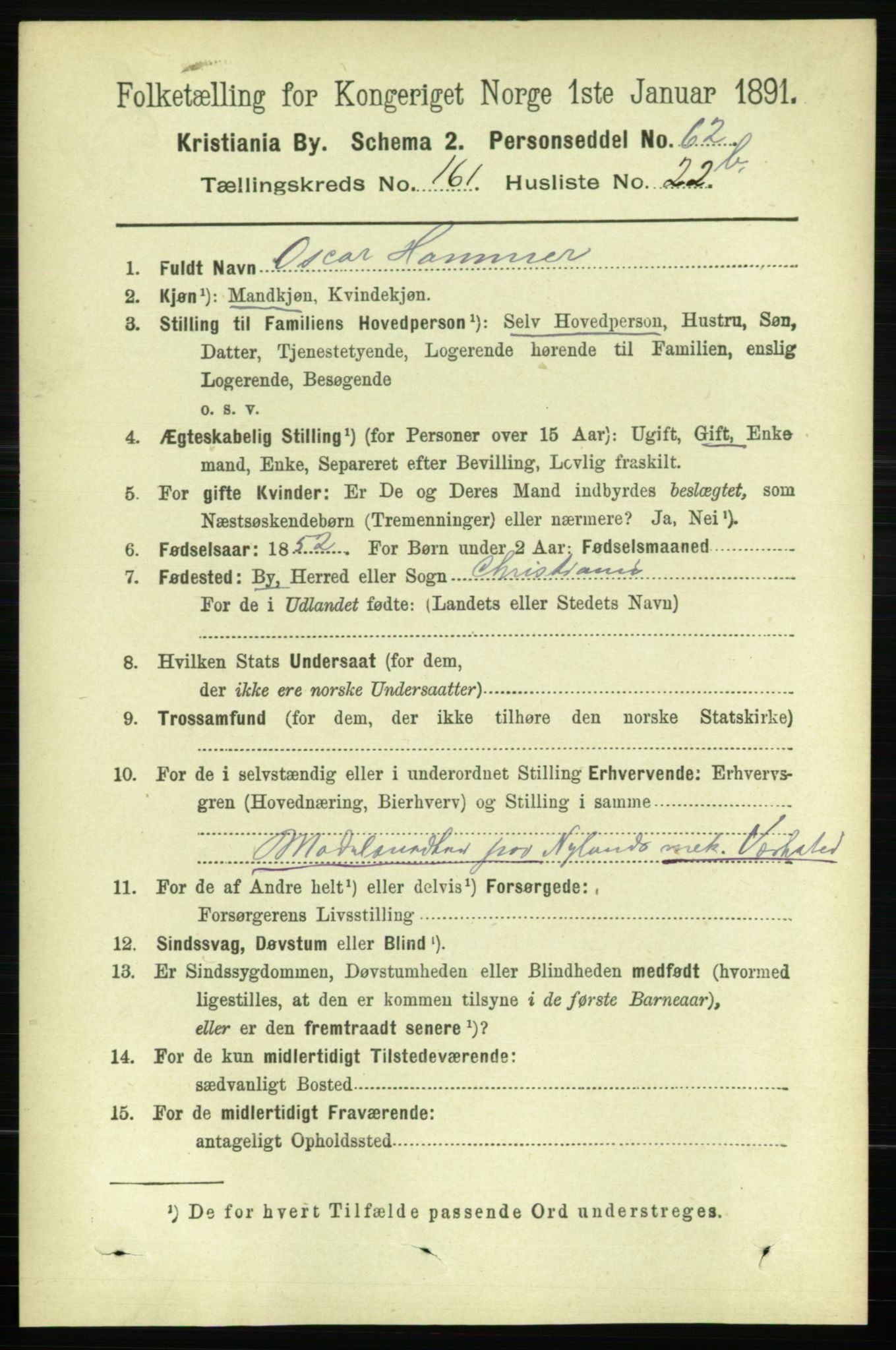 RA, 1891 census for 0301 Kristiania, 1891, p. 92362