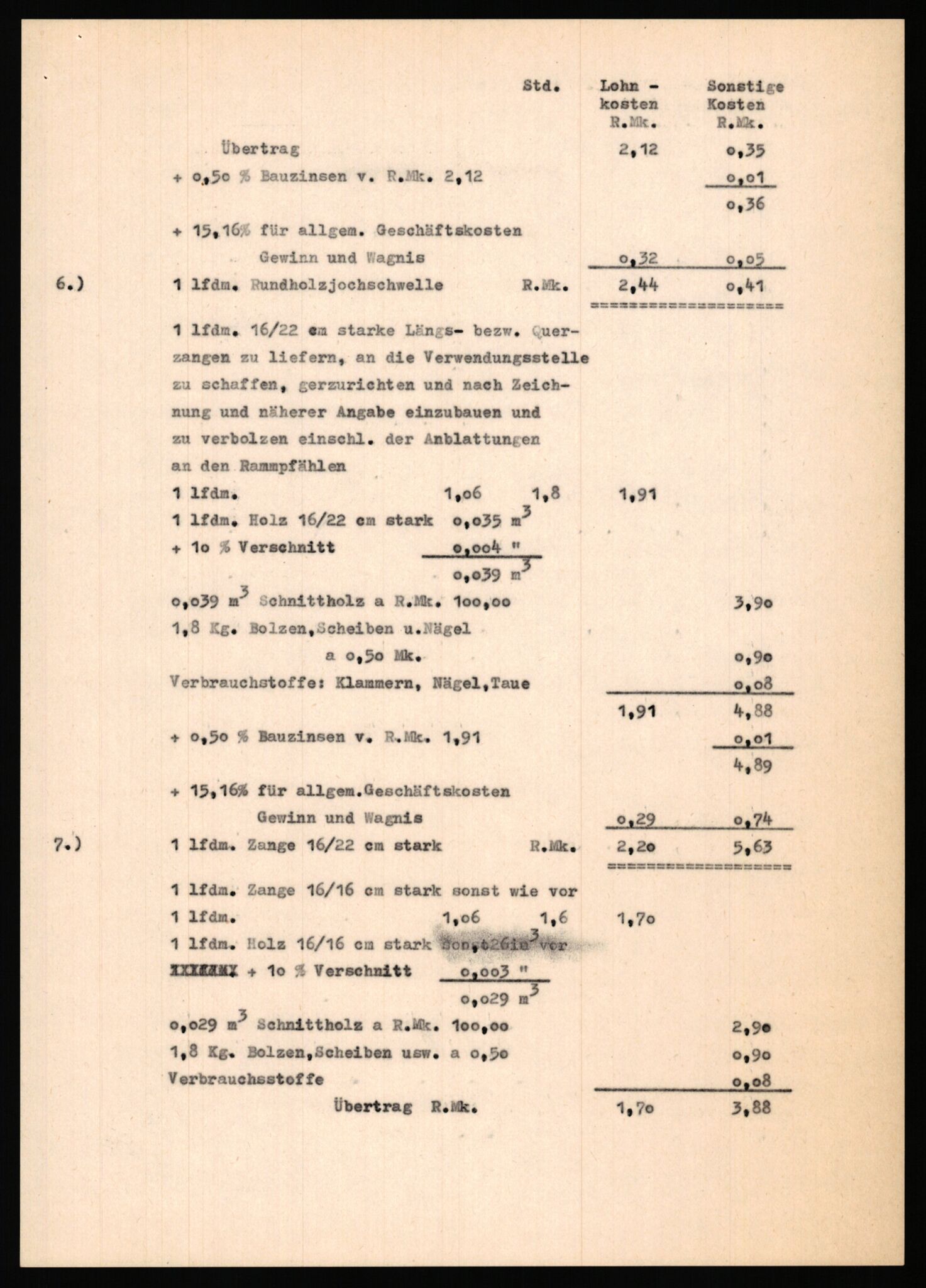 Tyske arkiver, Organisation Todt (OT), Einsatzgruppe Wiking, AV/RA-RAFA-2188/2/F/Fg/Fgb/L0002: Korrespondanse og tegninger, 1940-1944, p. 70