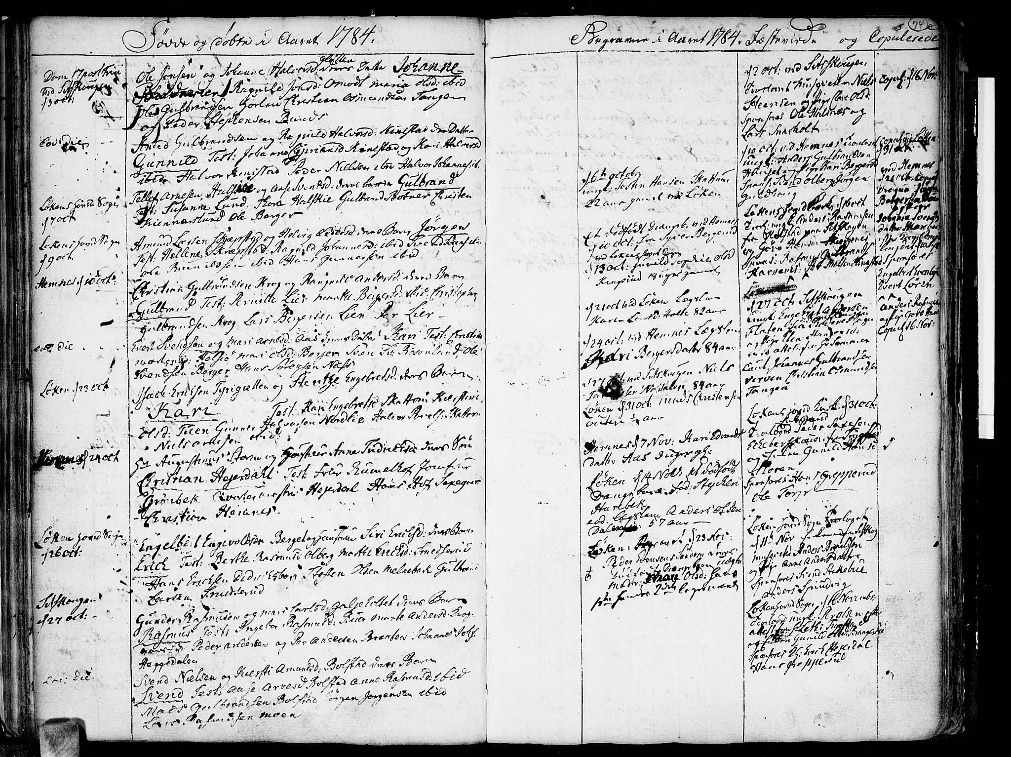 Høland prestekontor Kirkebøker, AV/SAO-A-10346a/F/Fa/L0005: Parish register (official) no. I 5, 1780-1793, p. 74