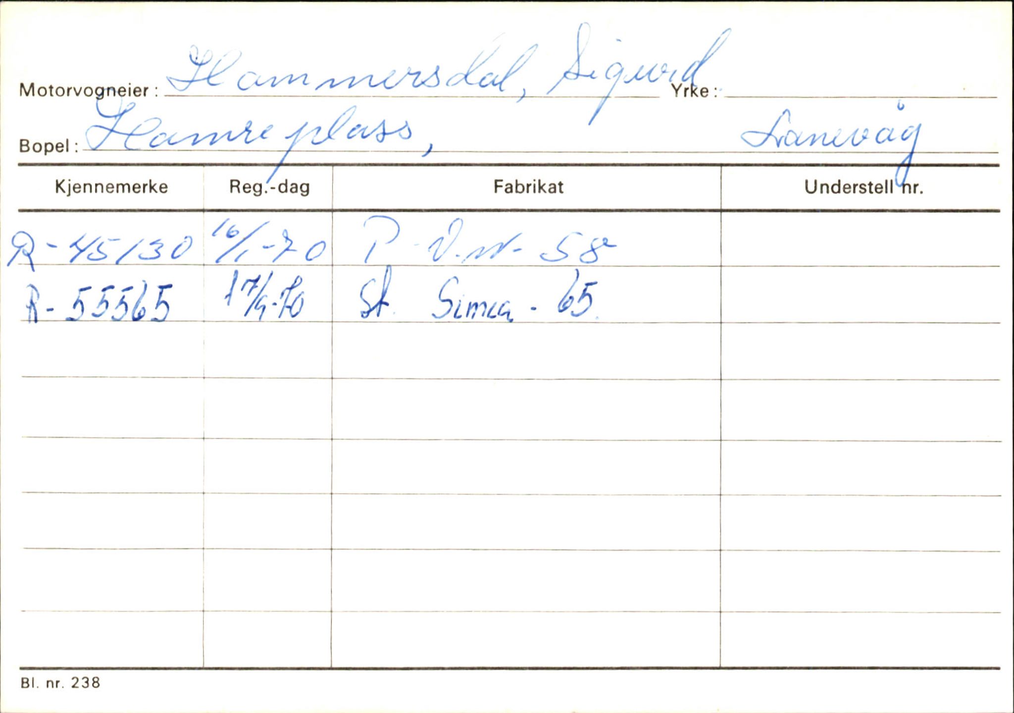 Statens vegvesen, Hordaland vegkontor, SAB/A-5201/2/Ha/L0018: R-eierkort H, 1920-1971, p. 483