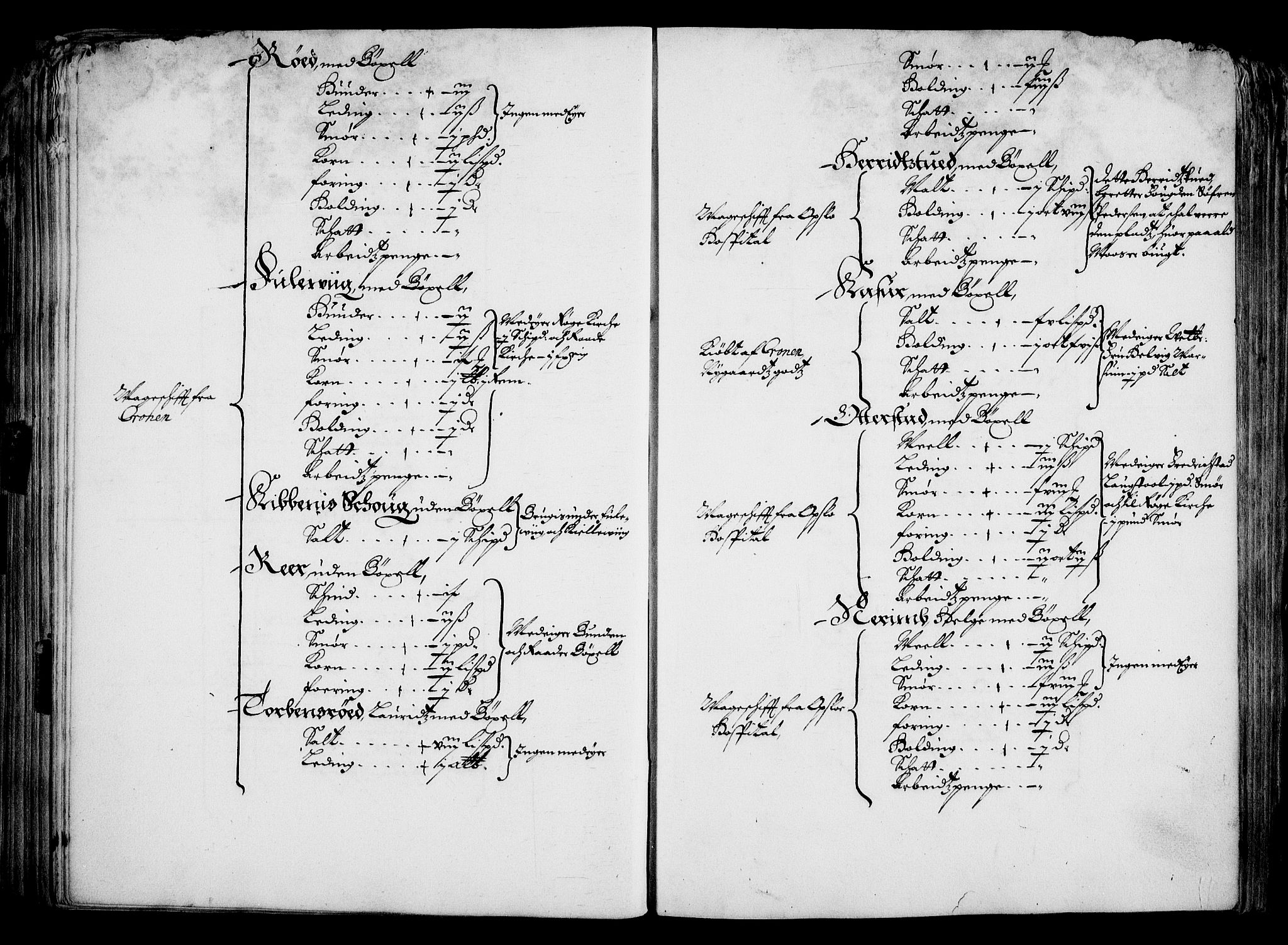 Rentekammeret inntil 1814, Realistisk ordnet avdeling, AV/RA-EA-4070/On/L0001/0001: Statens gods / [Jj 1]: Jordebok over Hannibal Sehesteds gods, 1651, p. 137