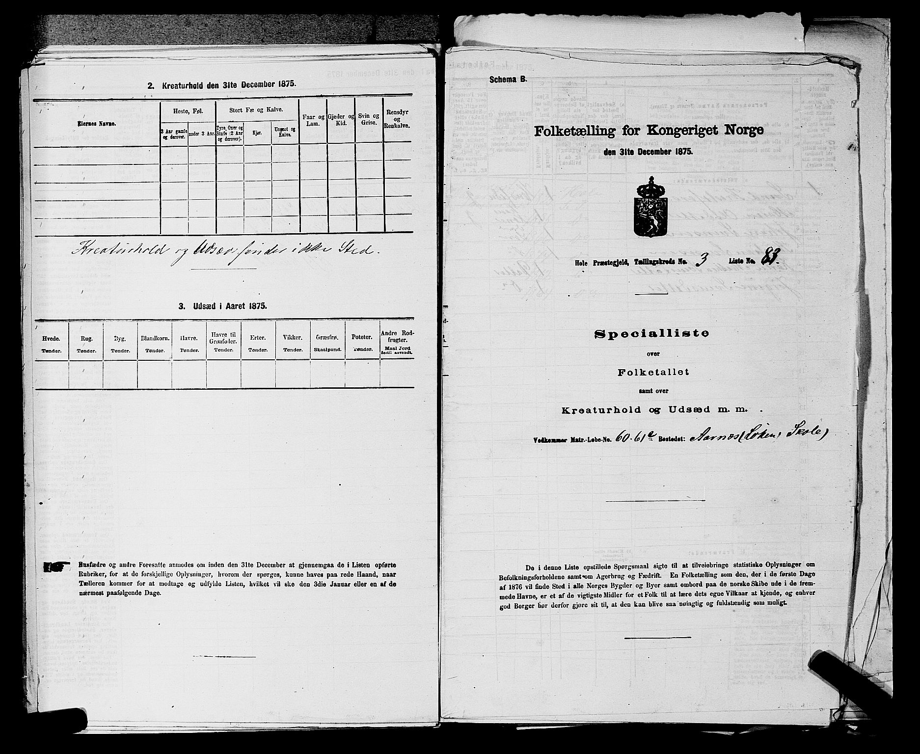 SAKO, 1875 census for 0612P Hole, 1875, p. 625