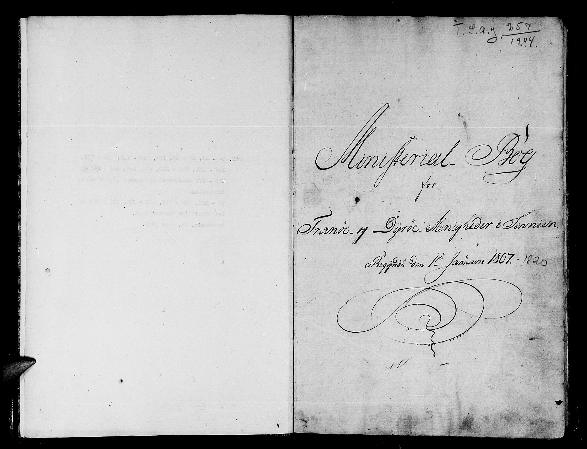 Tranøy sokneprestkontor, AV/SATØ-S-1313/I/Ia/Iaa/L0003kirke: Parish register (official) no. 3, 1807-1820