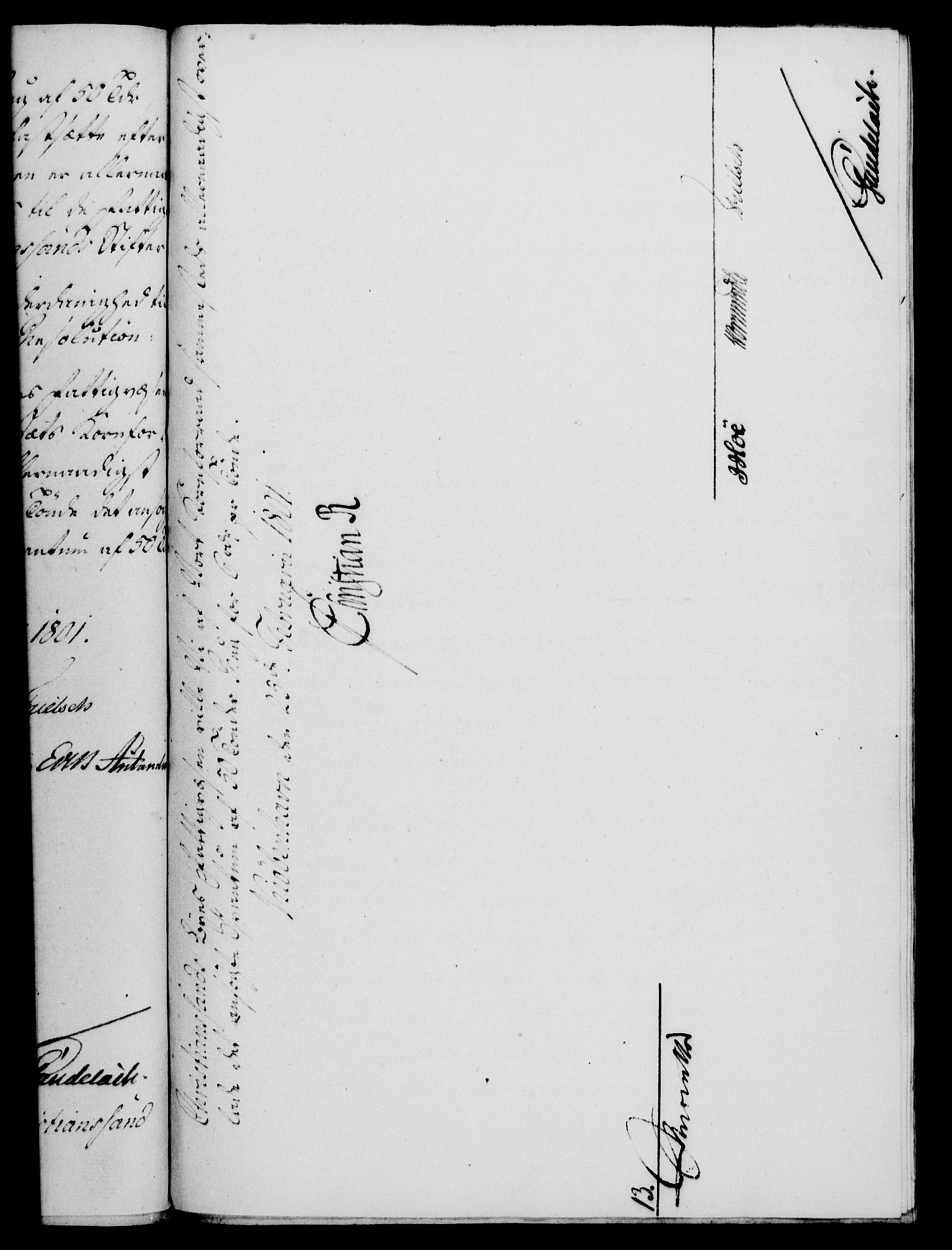 Rentekammeret, Kammerkanselliet, AV/RA-EA-3111/G/Gf/Gfa/L0083: Norsk relasjons- og resolusjonsprotokoll (merket RK 52.83), 1801, p. 156