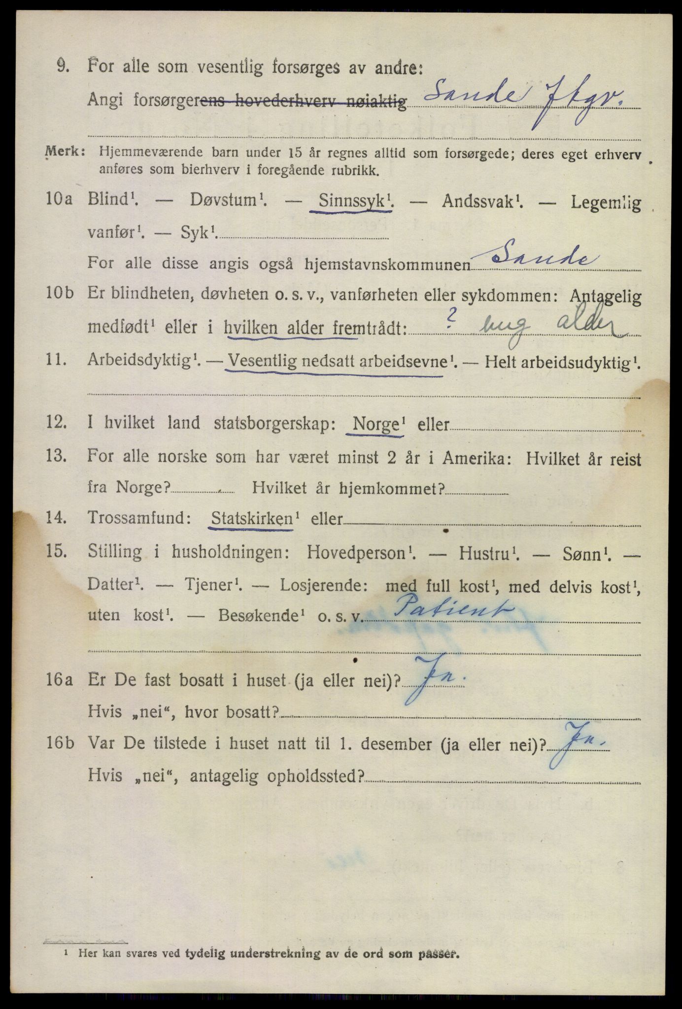 SAKO, 1920 census for Hurum, 1920, p. 12653