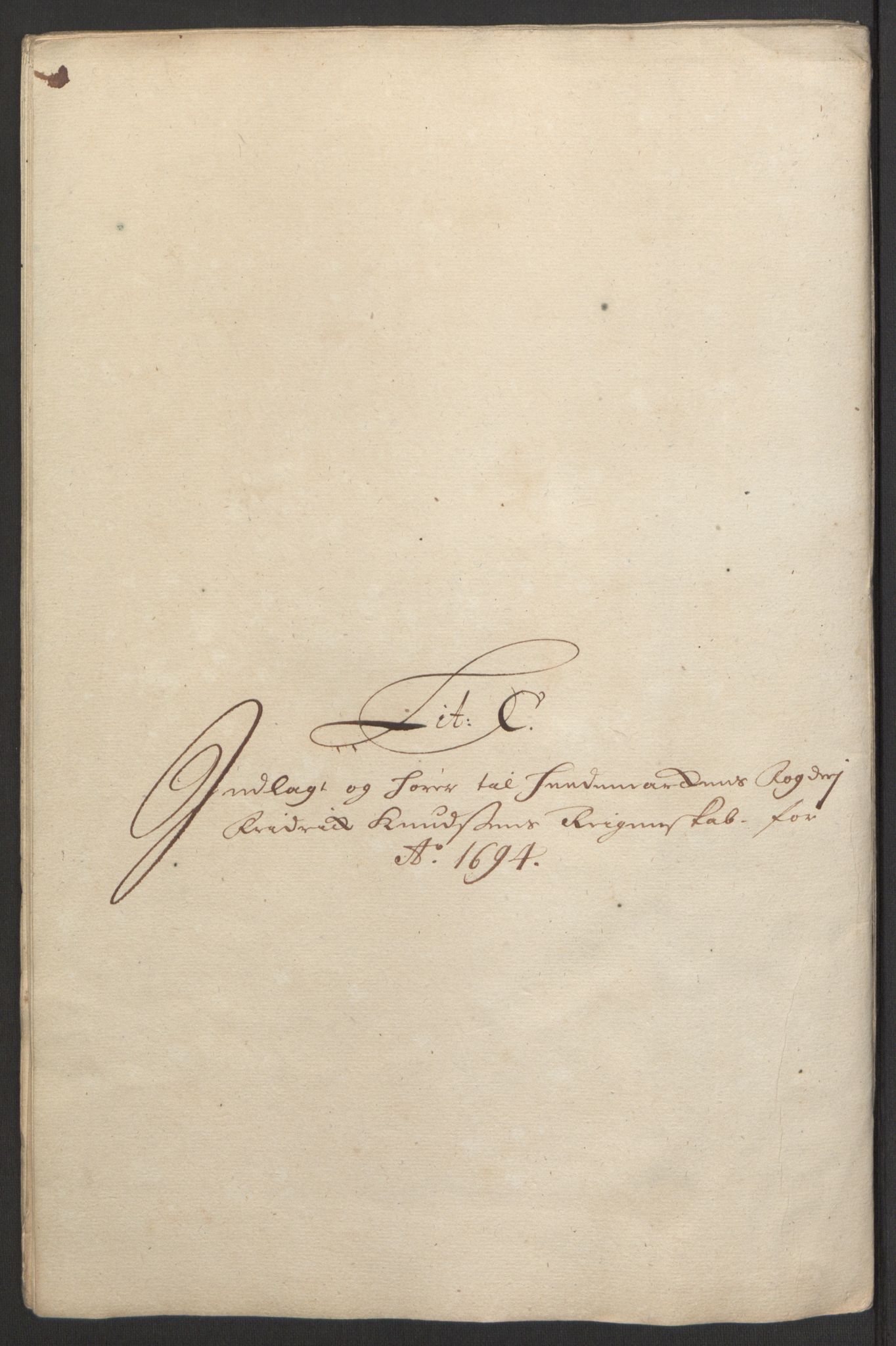 Rentekammeret inntil 1814, Reviderte regnskaper, Fogderegnskap, RA/EA-4092/R16/L1035: Fogderegnskap Hedmark, 1694, p. 65