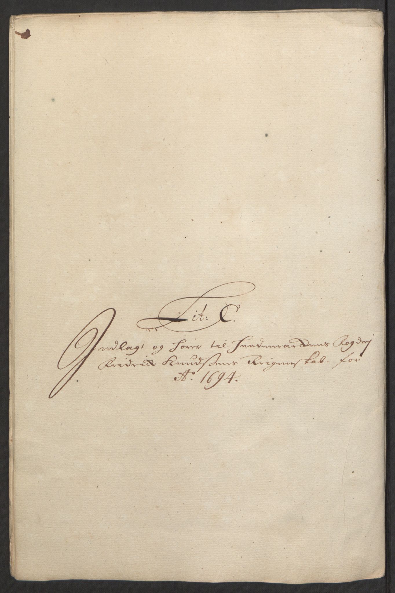 Rentekammeret inntil 1814, Reviderte regnskaper, Fogderegnskap, AV/RA-EA-4092/R16/L1035: Fogderegnskap Hedmark, 1694, p. 65