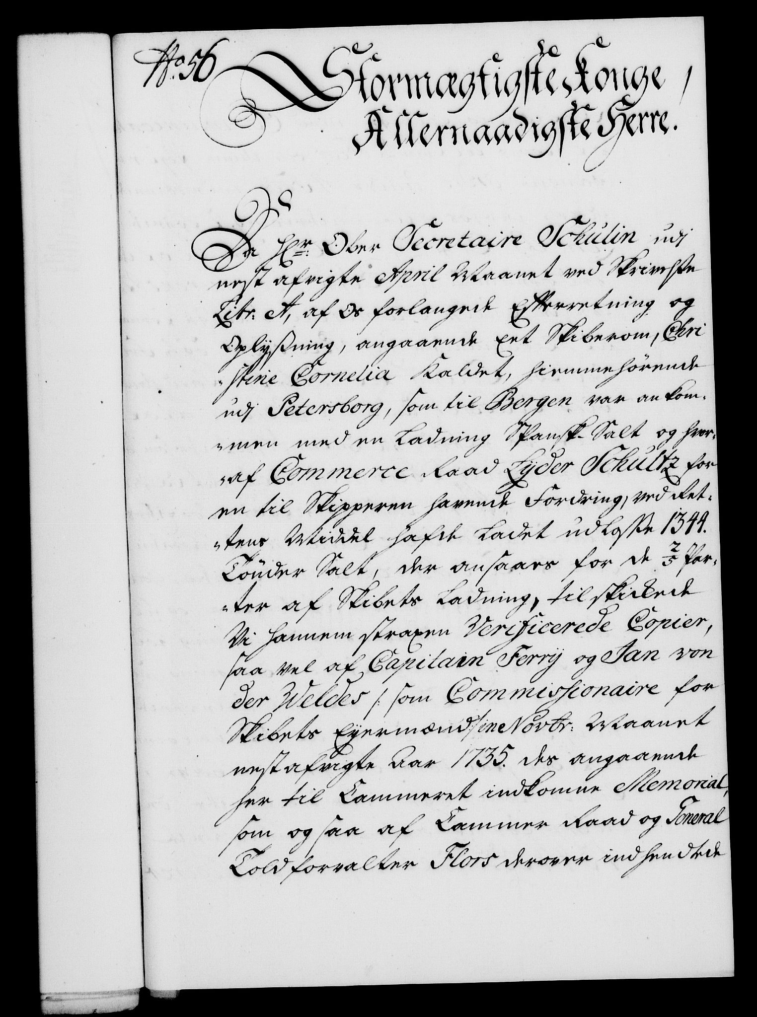 Rentekammeret, Kammerkanselliet, RA/EA-3111/G/Gf/Gfa/L0019: Norsk relasjons- og resolusjonsprotokoll (merket RK 52.19), 1736, p. 385