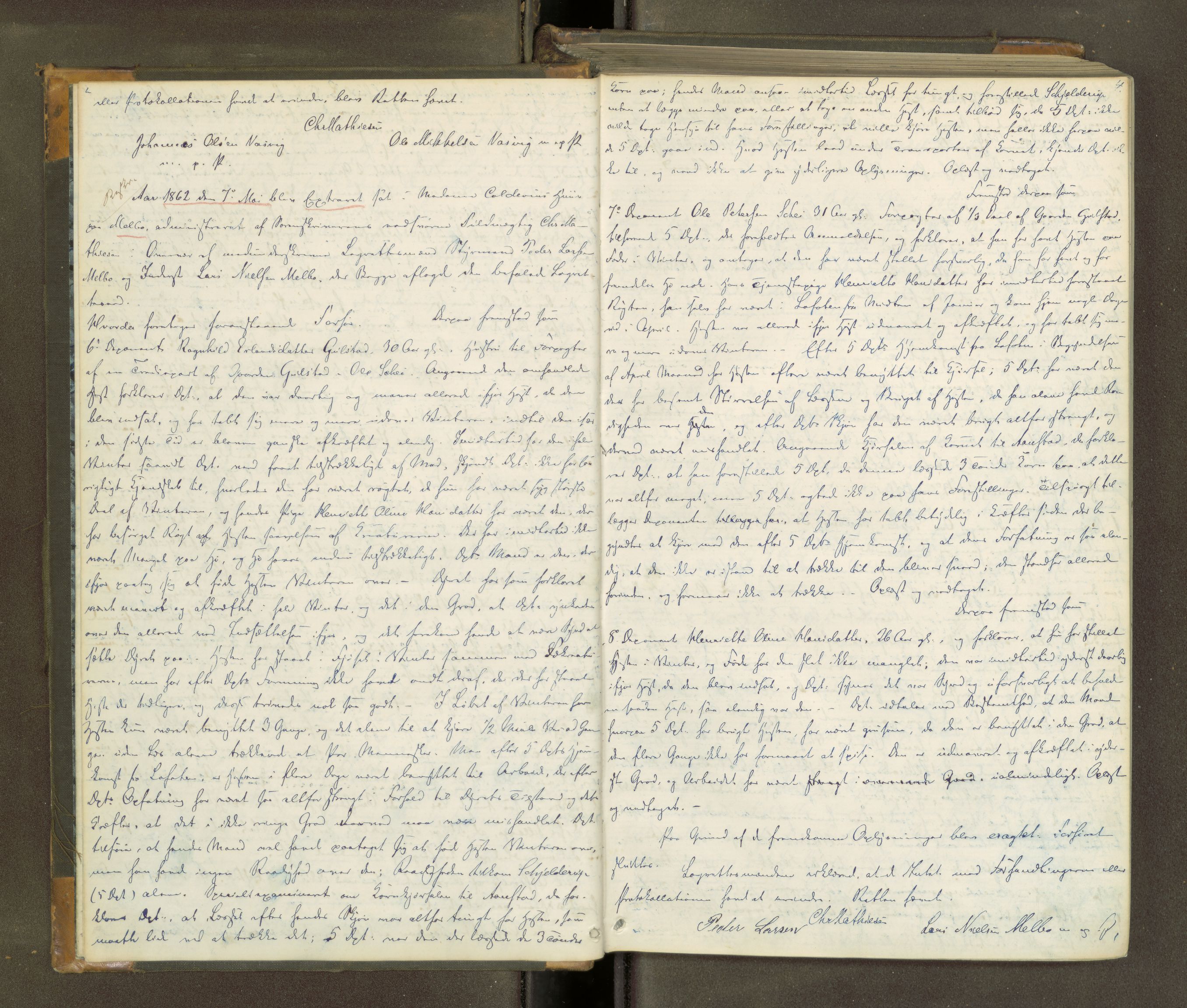 Vesterålen sorenskriveri, AV/SAT-A-4180/1/1/1B/L0009: Ekstrarettsprotokoll, 1862-1867, p. 3b-4a
