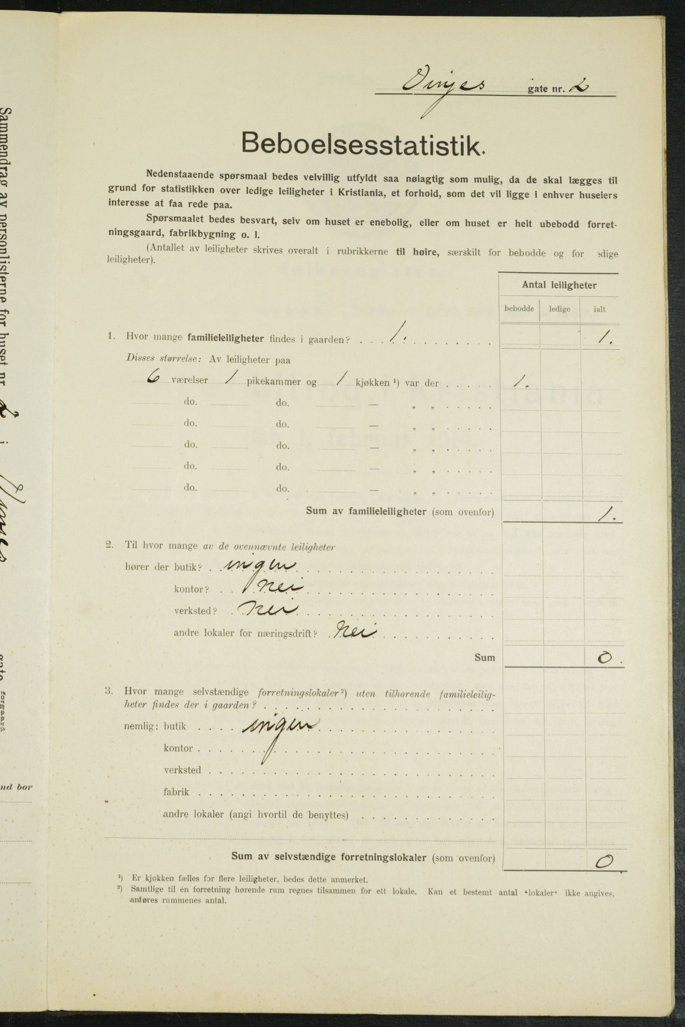 OBA, Municipal Census 1914 for Kristiania, 1914, p. 124747