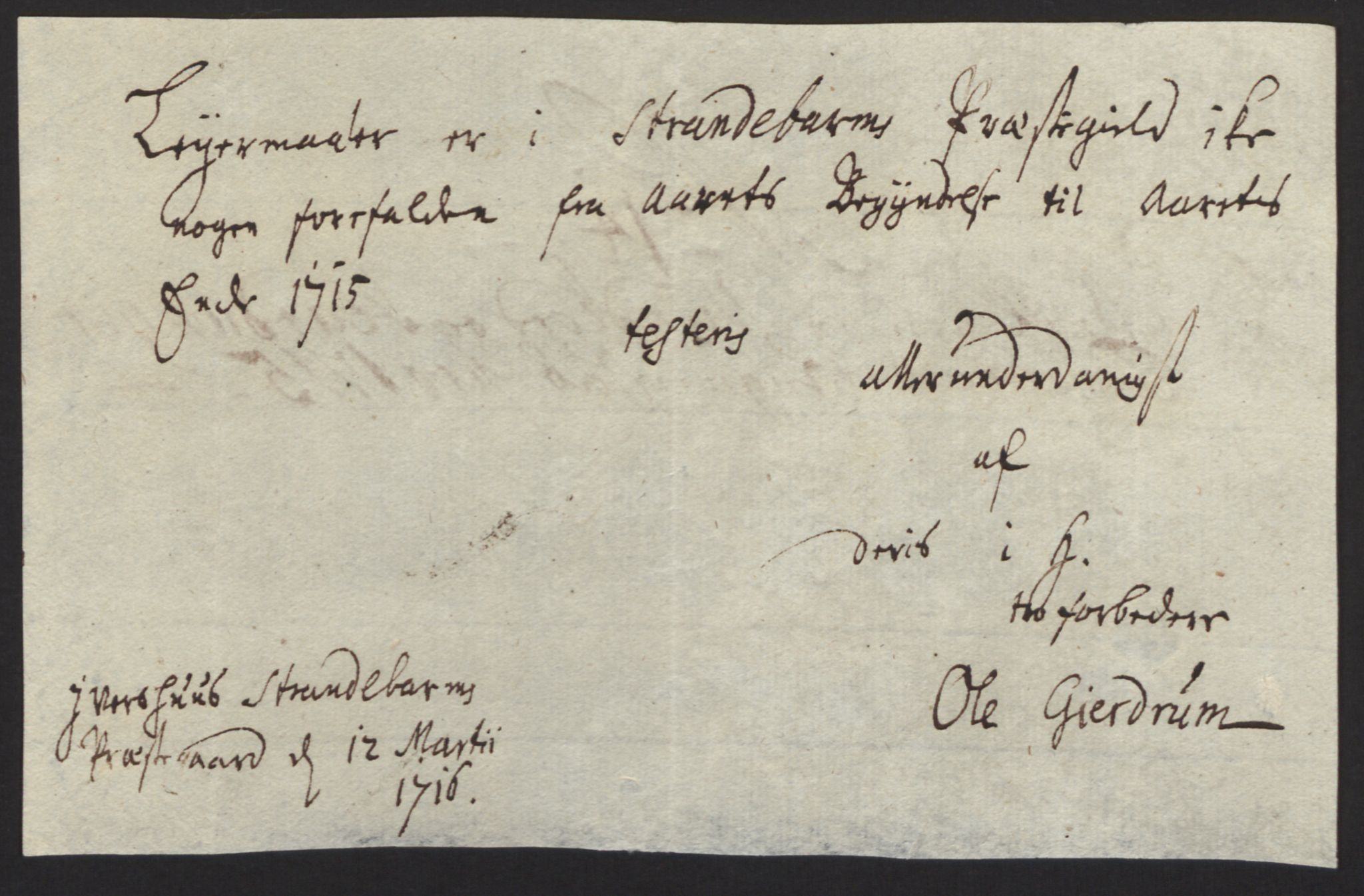 Rentekammeret inntil 1814, Reviderte regnskaper, Fogderegnskap, AV/RA-EA-4092/R48/L2991: Fogderegnskap Sunnhordland og Hardanger, 1715, p. 168