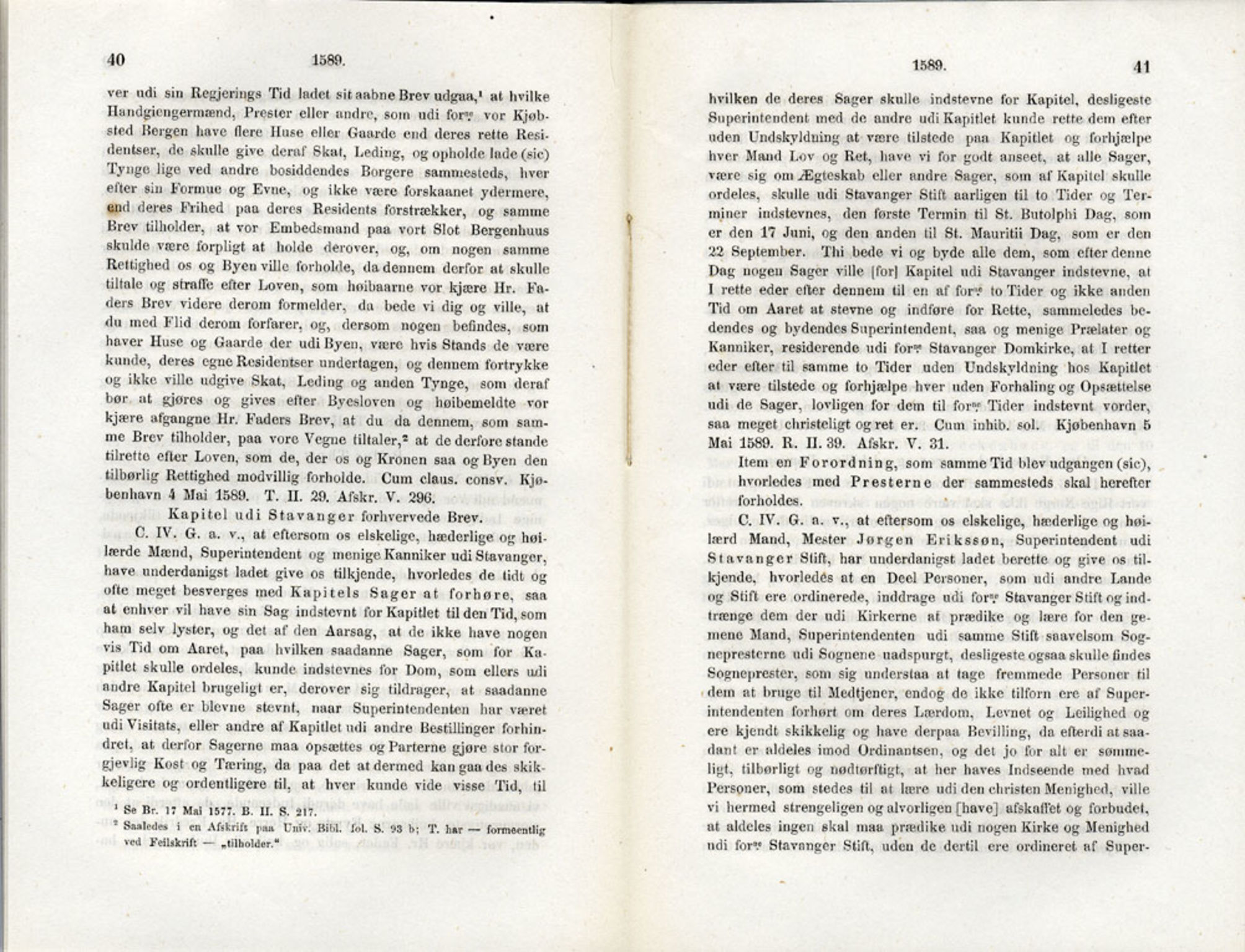 Publikasjoner utgitt av Det Norske Historiske Kildeskriftfond, PUBL/-/-/-: Norske Rigs-Registranter, bind 3, 1588-1602, p. 40-41