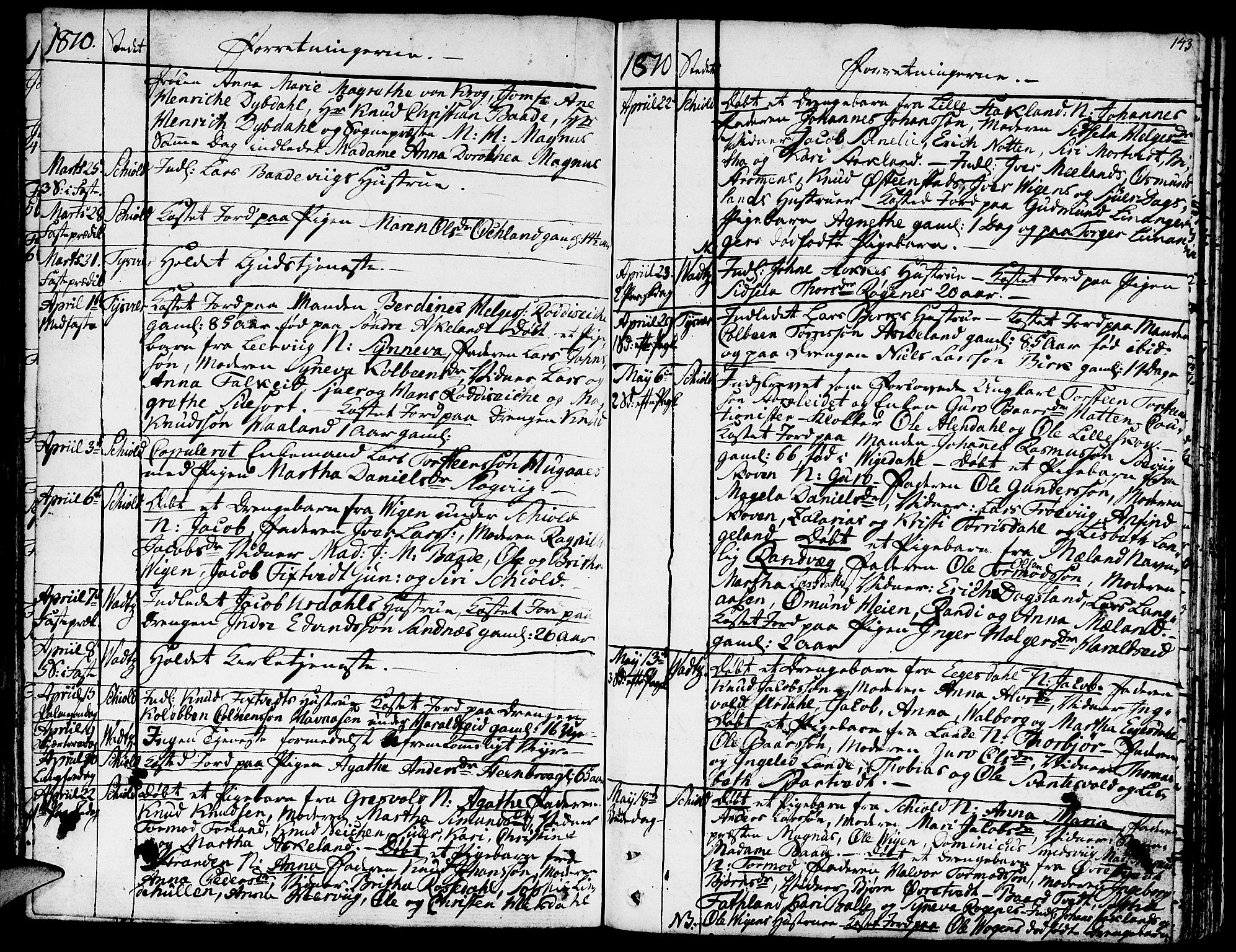 Skjold sokneprestkontor, AV/SAST-A-101847/H/Ha/Haa/L0002: Parish register (official) no. A 2, 1786-1815, p. 143