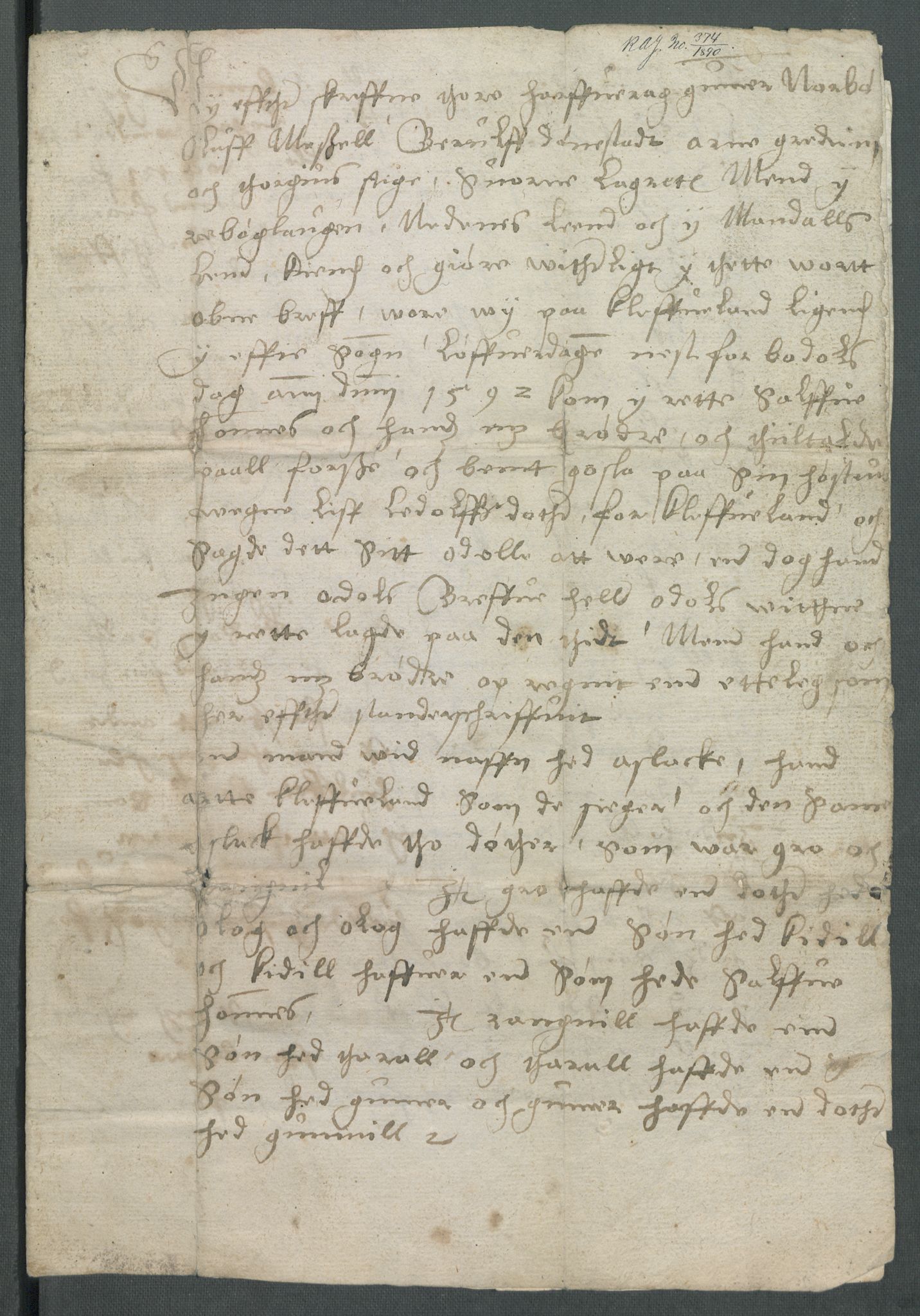 Riksarkivets diplomsamling, AV/RA-EA-5965/F02/L0096: Dokumenter, 1592, p. 24