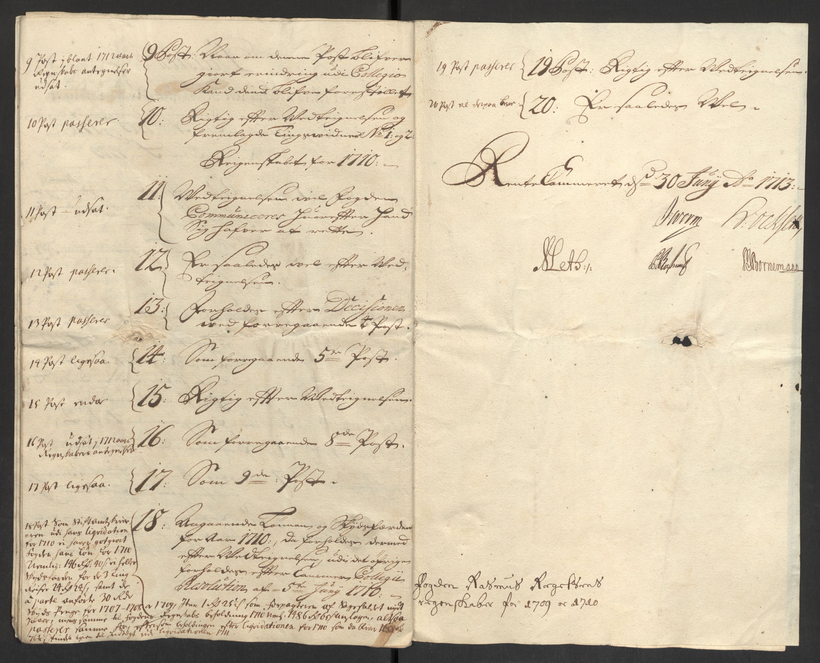 Rentekammeret inntil 1814, Reviderte regnskaper, Fogderegnskap, AV/RA-EA-4092/R40/L2449: Fogderegnskap Råbyggelag, 1709-1711, p. 223