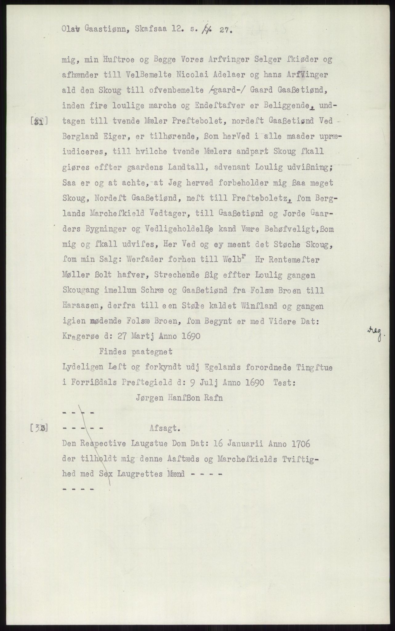 Samlinger til kildeutgivelse, Diplomavskriftsamlingen, AV/RA-EA-4053/H/Ha, p. 1698