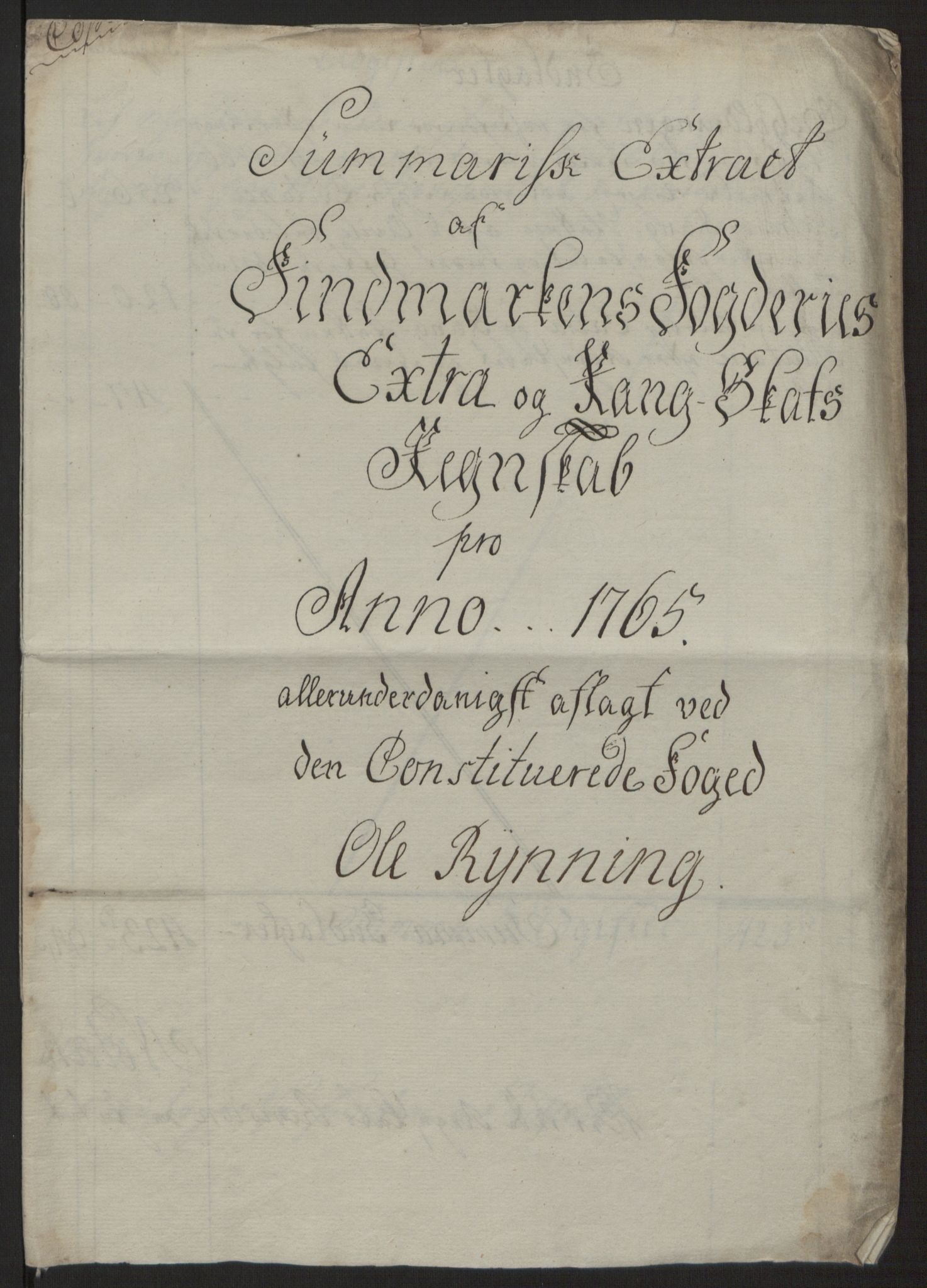 Rentekammeret inntil 1814, Reviderte regnskaper, Fogderegnskap, RA/EA-4092/R69/L4910: Ekstraskatten  Finnmark/Vardøhus, 1762-1772, p. 124