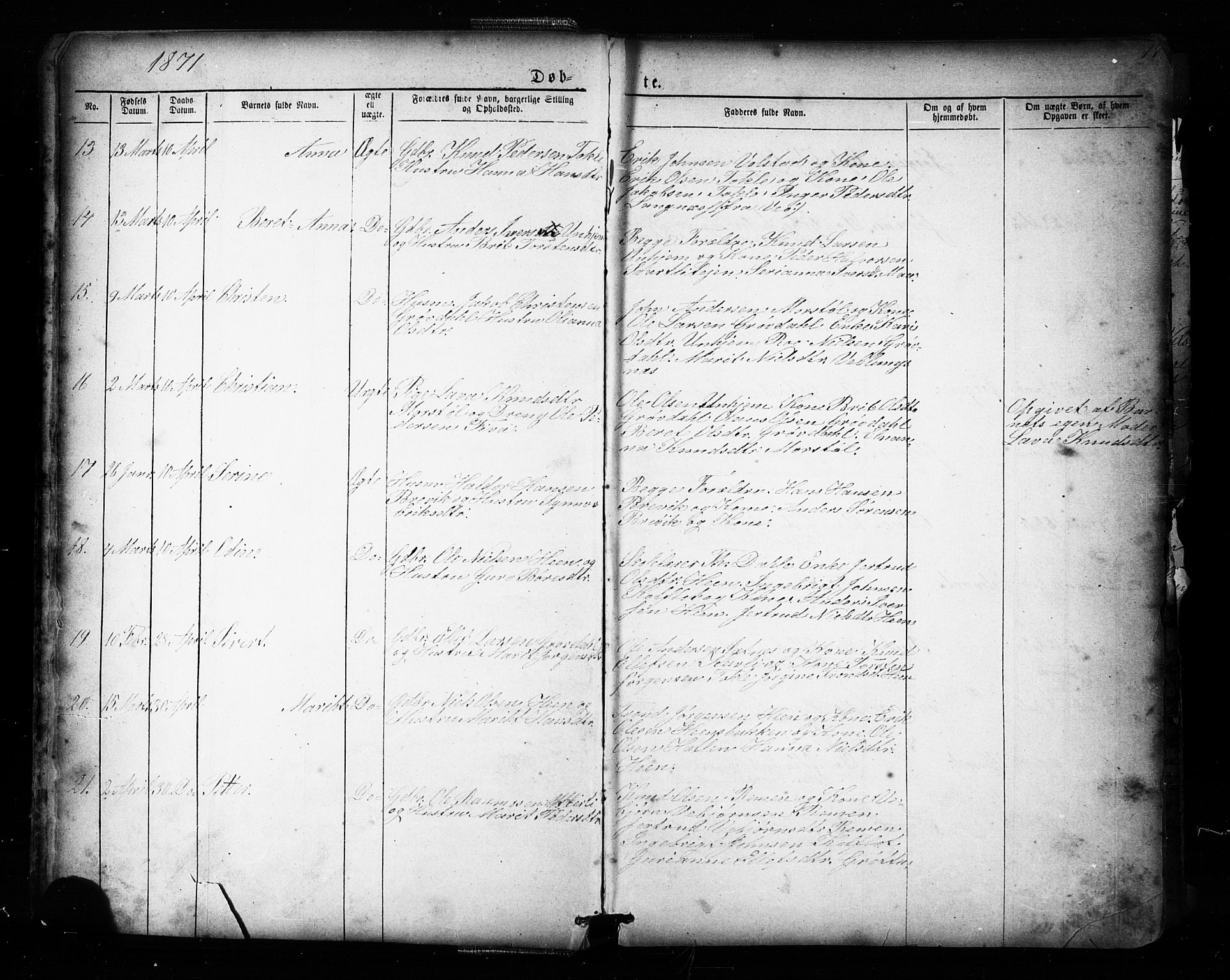 Ministerialprotokoller, klokkerbøker og fødselsregistre - Møre og Romsdal, AV/SAT-A-1454/545/L0588: Parish register (copy) no. 545C02, 1867-1902, p. 17