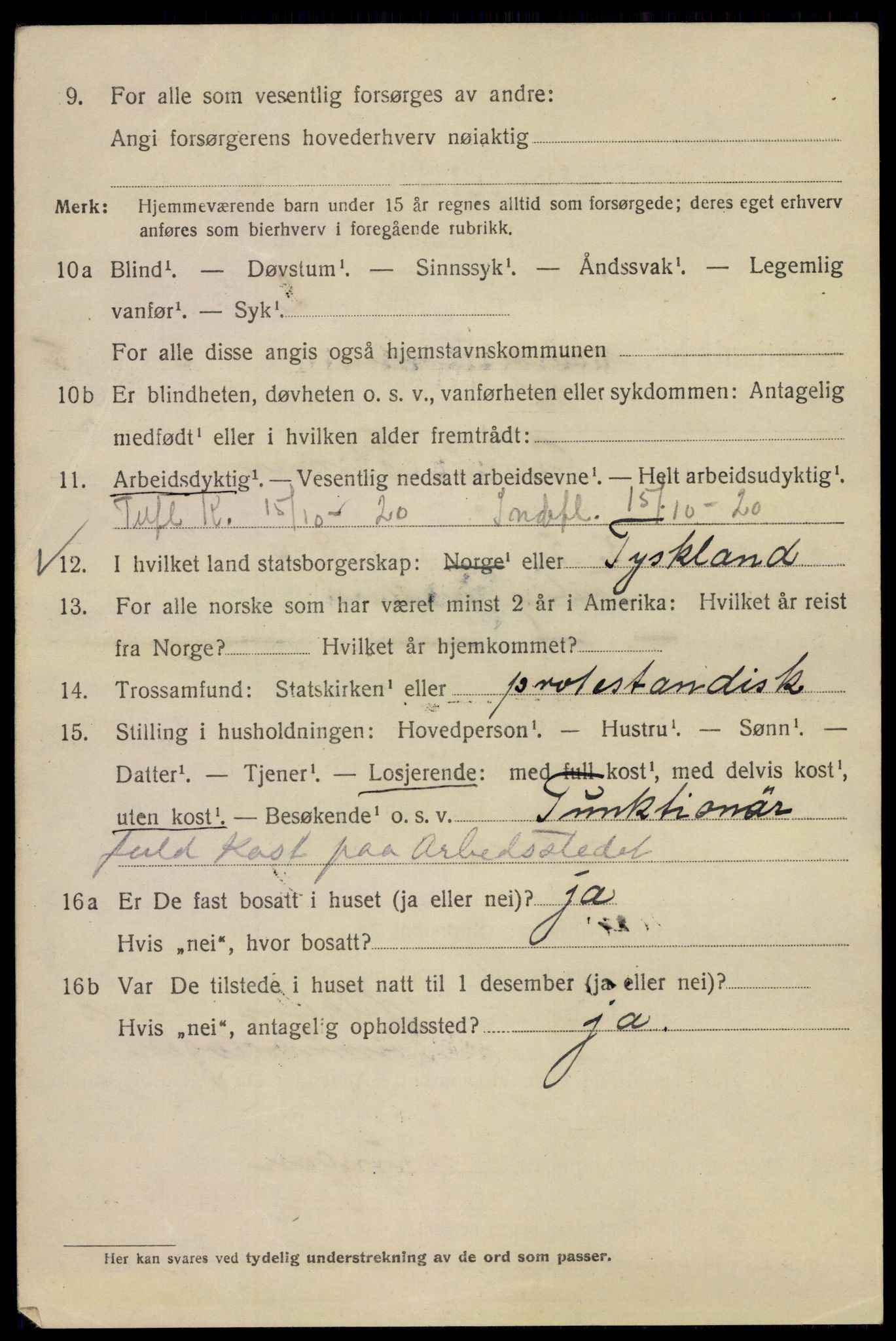 SAO, 1920 census for Kristiania, 1920, p. 393558