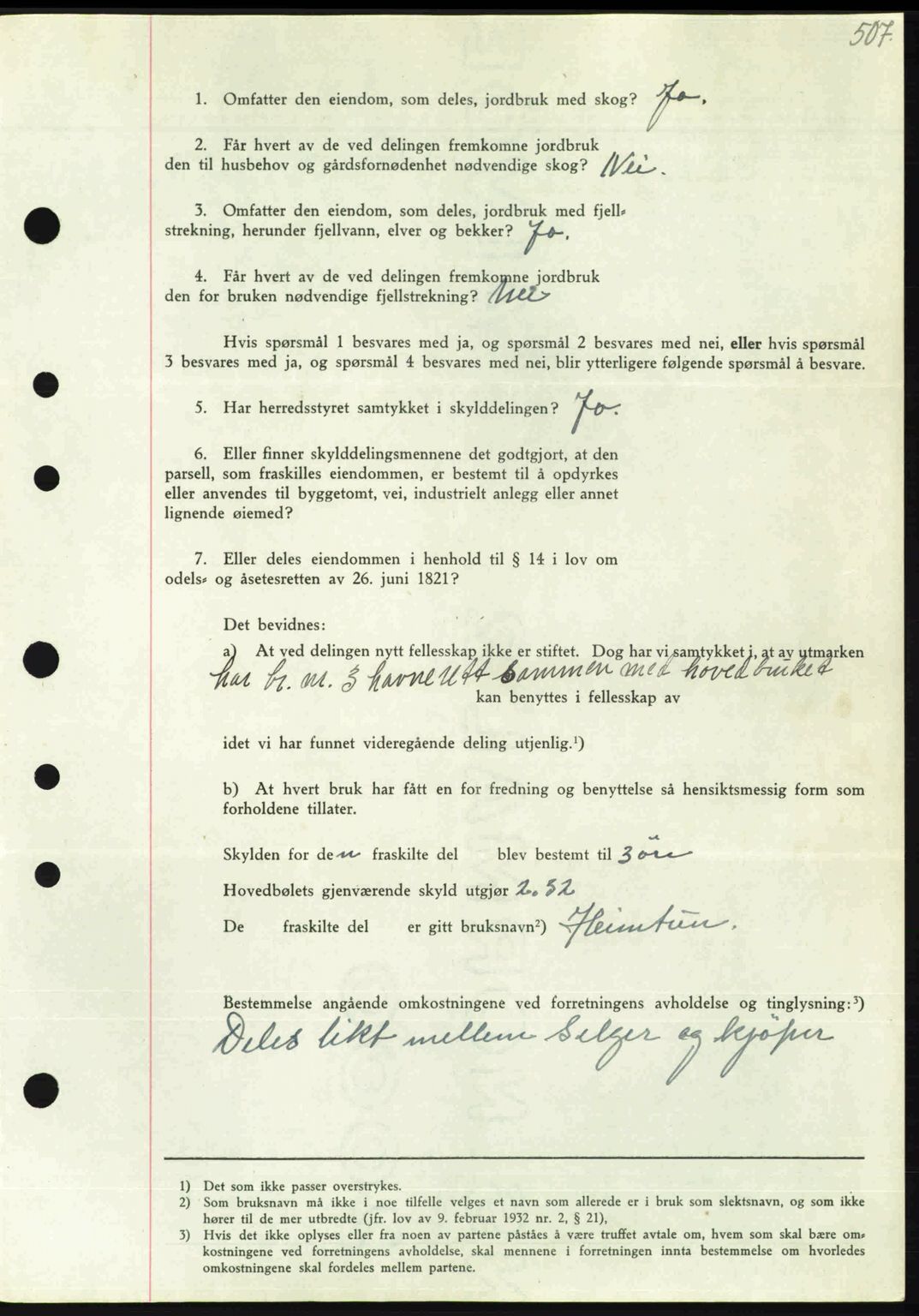 Nordmøre sorenskriveri, AV/SAT-A-4132/1/2/2Ca: Mortgage book no. A103, 1946-1947, Diary no: : 2570/1946