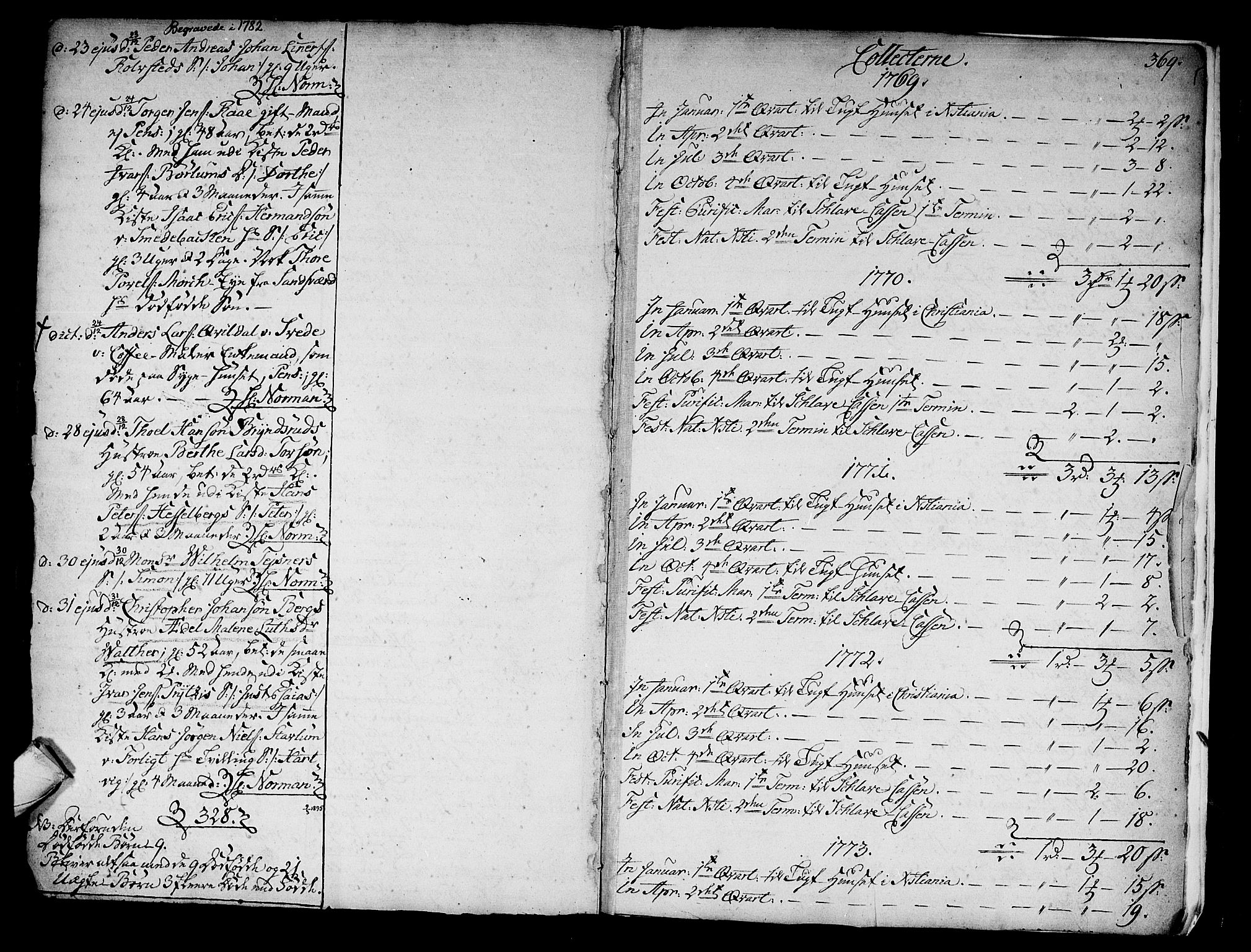 Kongsberg kirkebøker, SAKO/A-22/F/Fa/L0005: Parish register (official) no. I 5, 1769-1782, p. 369