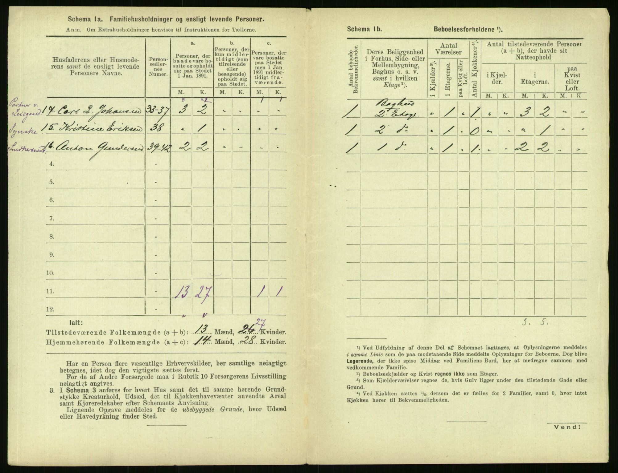 RA, 1891 census for 0301 Kristiania, 1891, p. 89646