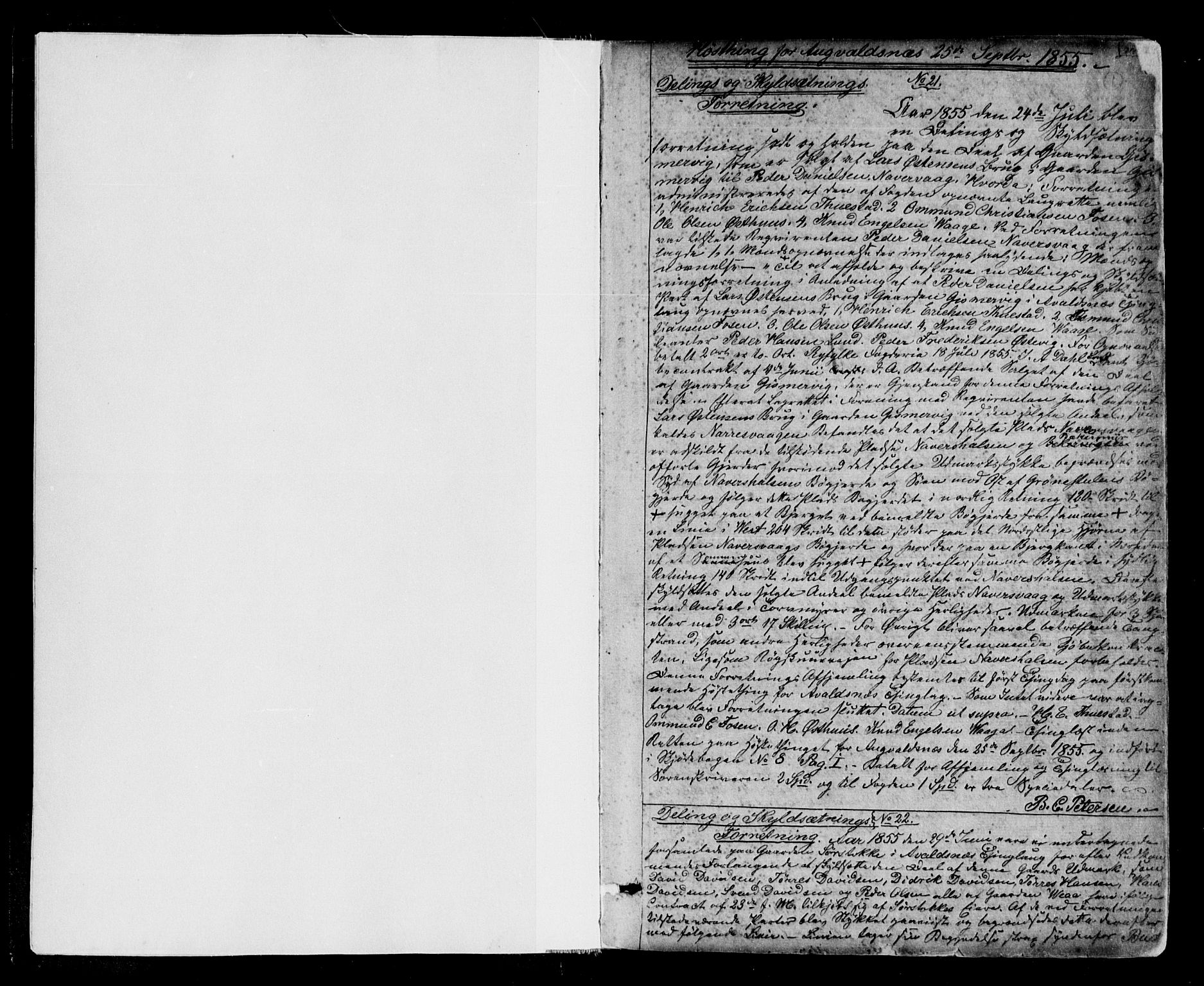 Karmsund sorenskriveri, SAST/A-100311/01/II/IIB/L0017: Mortgage book no. 8B, 1855-1861, p. 1