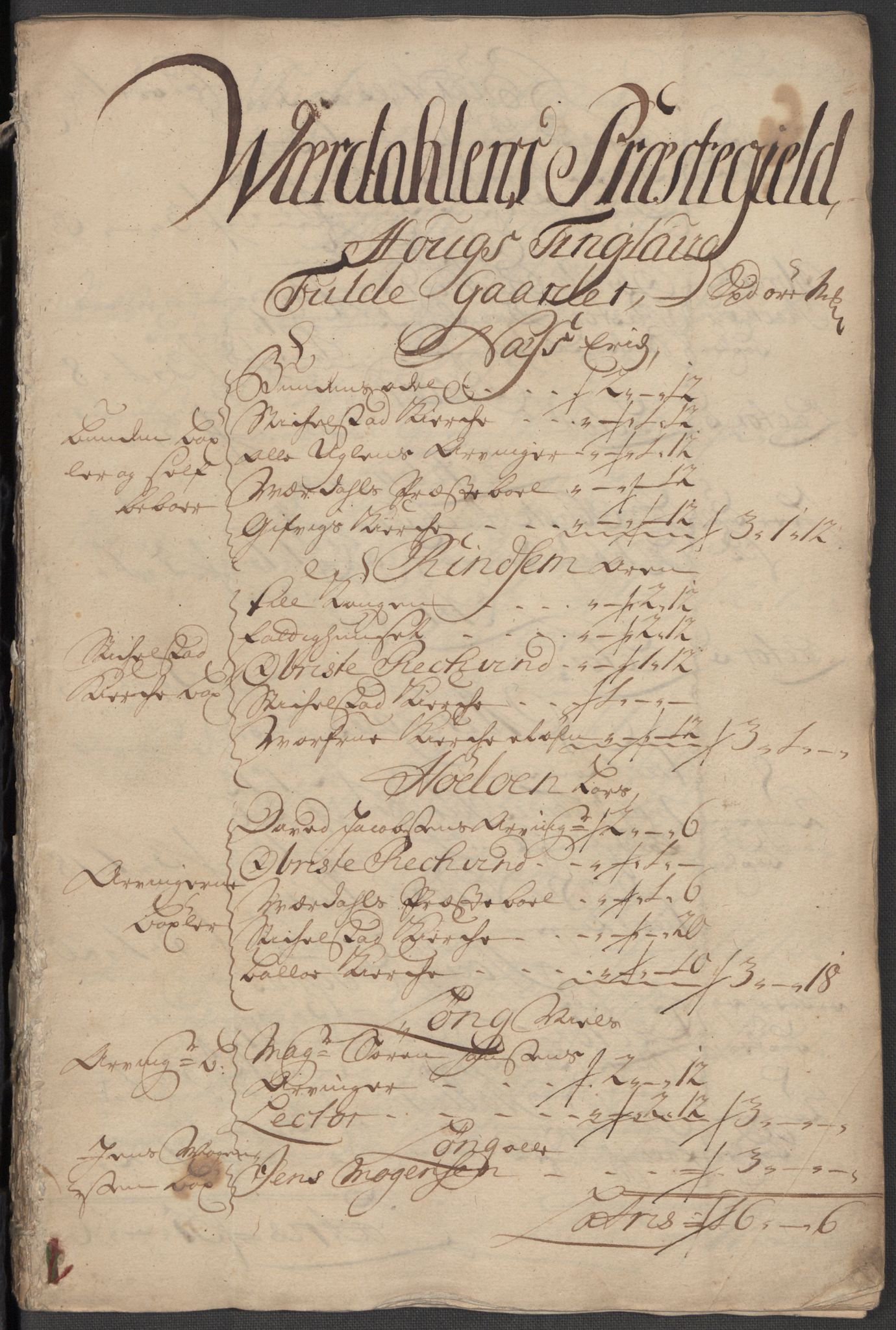 Rentekammeret inntil 1814, Reviderte regnskaper, Fogderegnskap, AV/RA-EA-4092/R62/L4207: Fogderegnskap Stjørdal og Verdal, 1717, p. 29