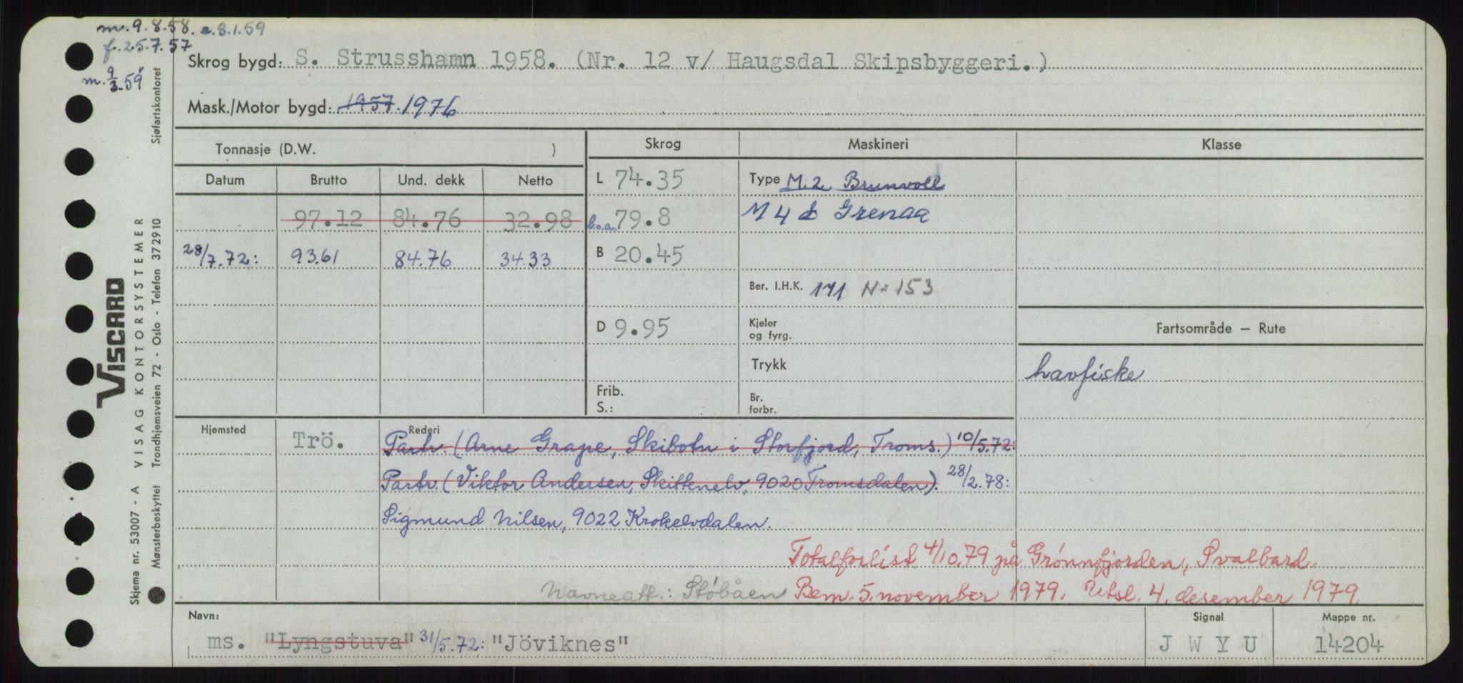 Sjøfartsdirektoratet med forløpere, Skipsmålingen, RA/S-1627/H/Hd/L0019: Fartøy, J, p. 697