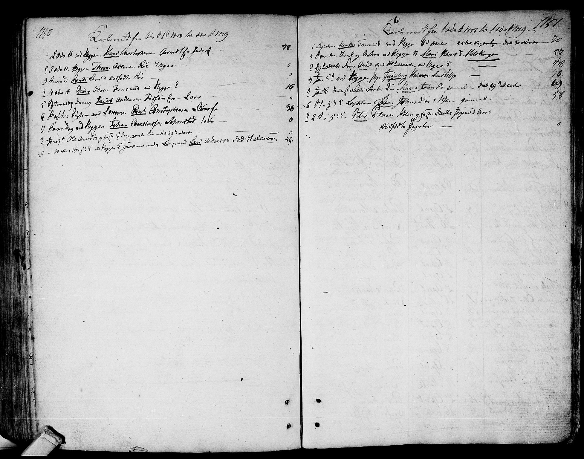 Modum kirkebøker, AV/SAKO-A-234/F/Fa/L0003: Parish register (official) no. 3, 1783-1819, p. 1150-1151