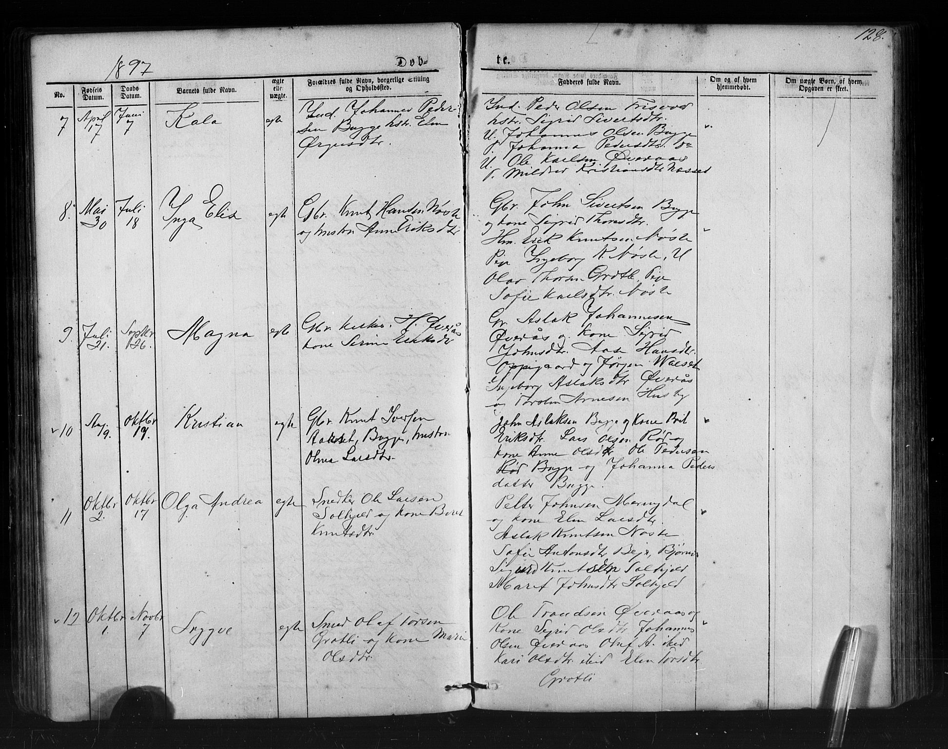 Ministerialprotokoller, klokkerbøker og fødselsregistre - Møre og Romsdal, AV/SAT-A-1454/552/L0638: Parish register (copy) no. 552C01, 1867-1902, p. 128