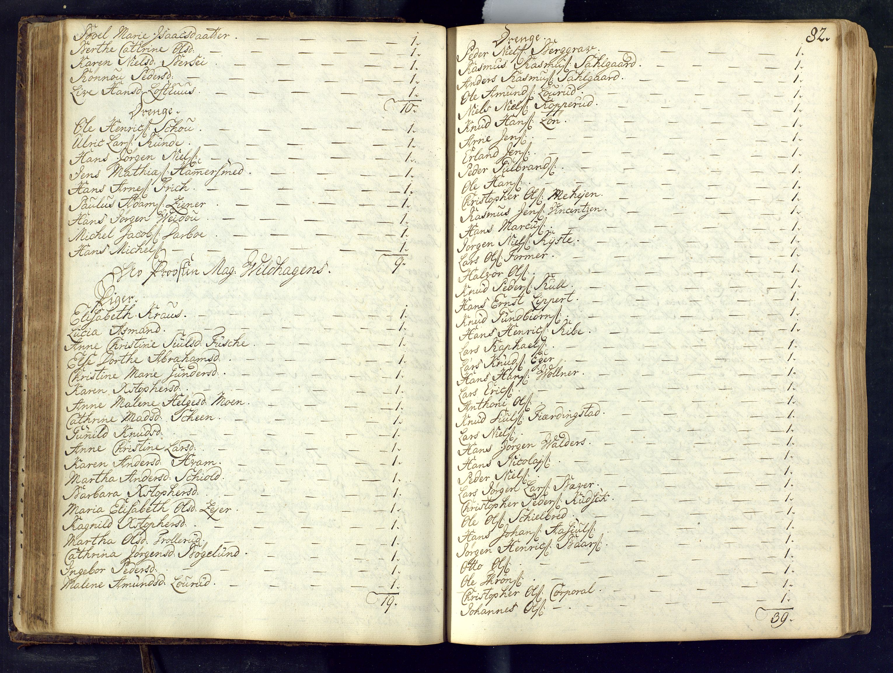 Kongsberg kirkebøker, SAKO/A-22/M/Ma/L0002: Communicants register no. 2, 1739-1745, p. 82