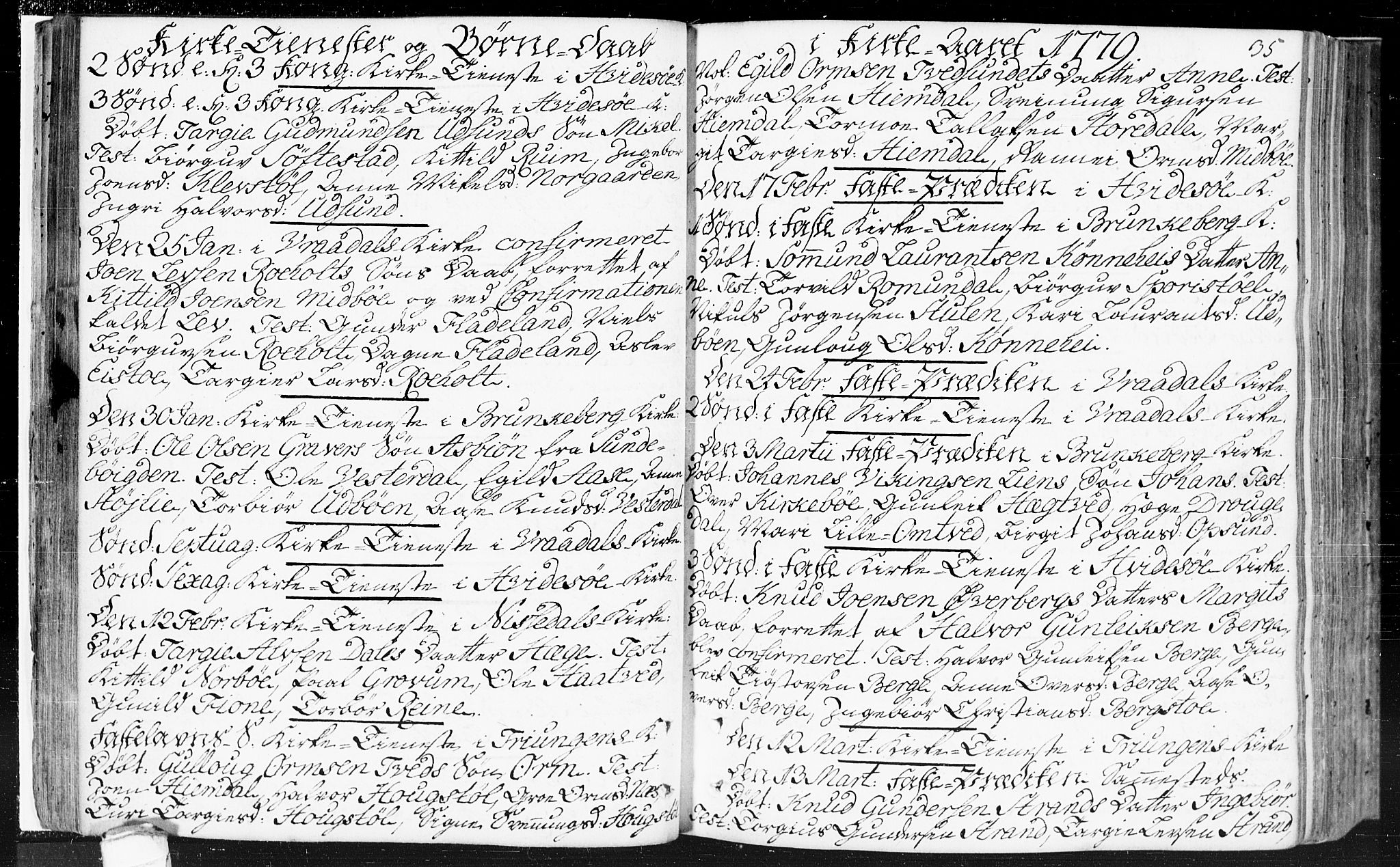 Kviteseid kirkebøker, SAKO/A-276/F/Fa/L0002: Parish register (official) no. I 2, 1773-1786, p. 35
