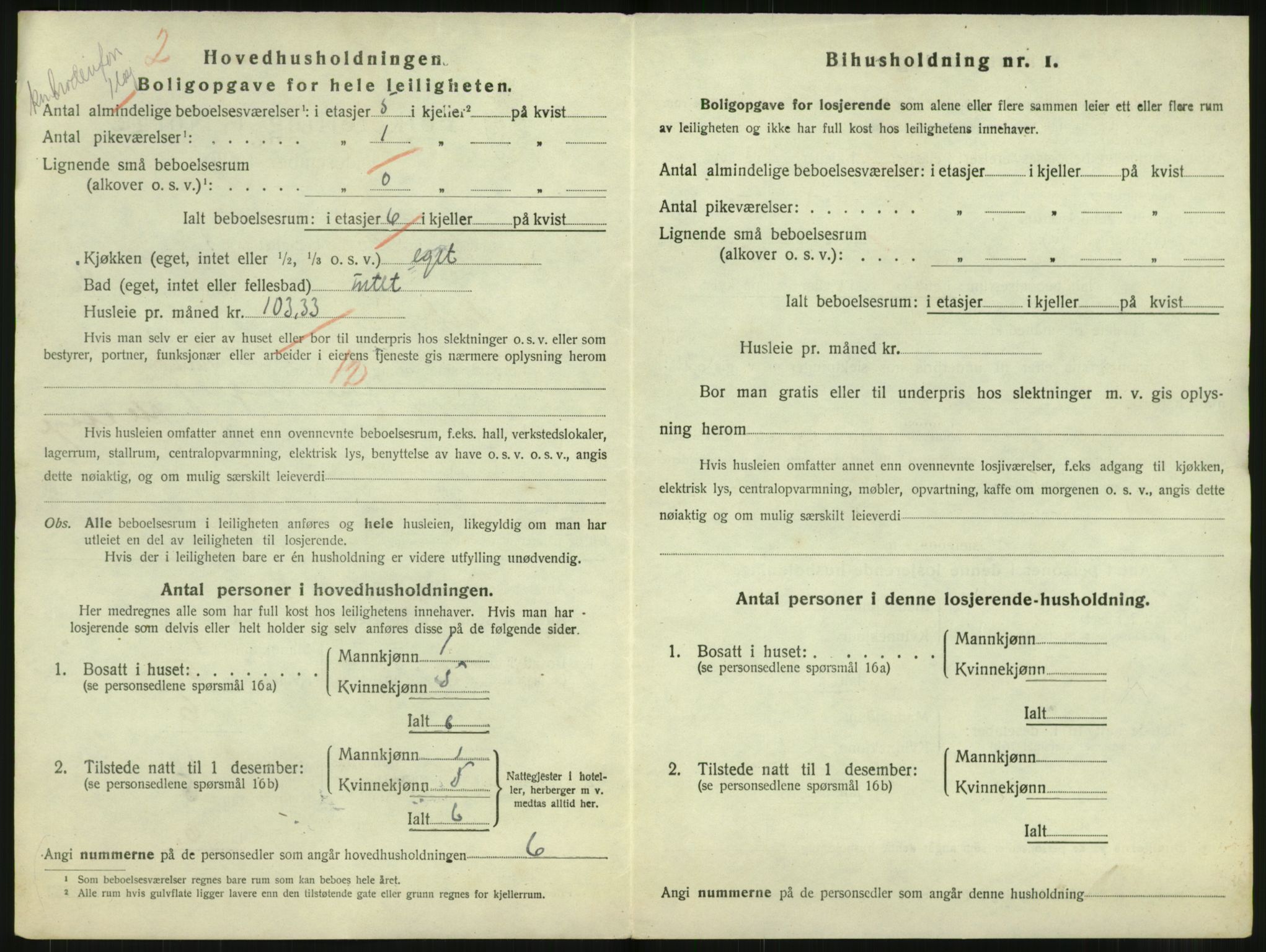 SAT, 1920 census for Trondheim, 1920, p. 22113