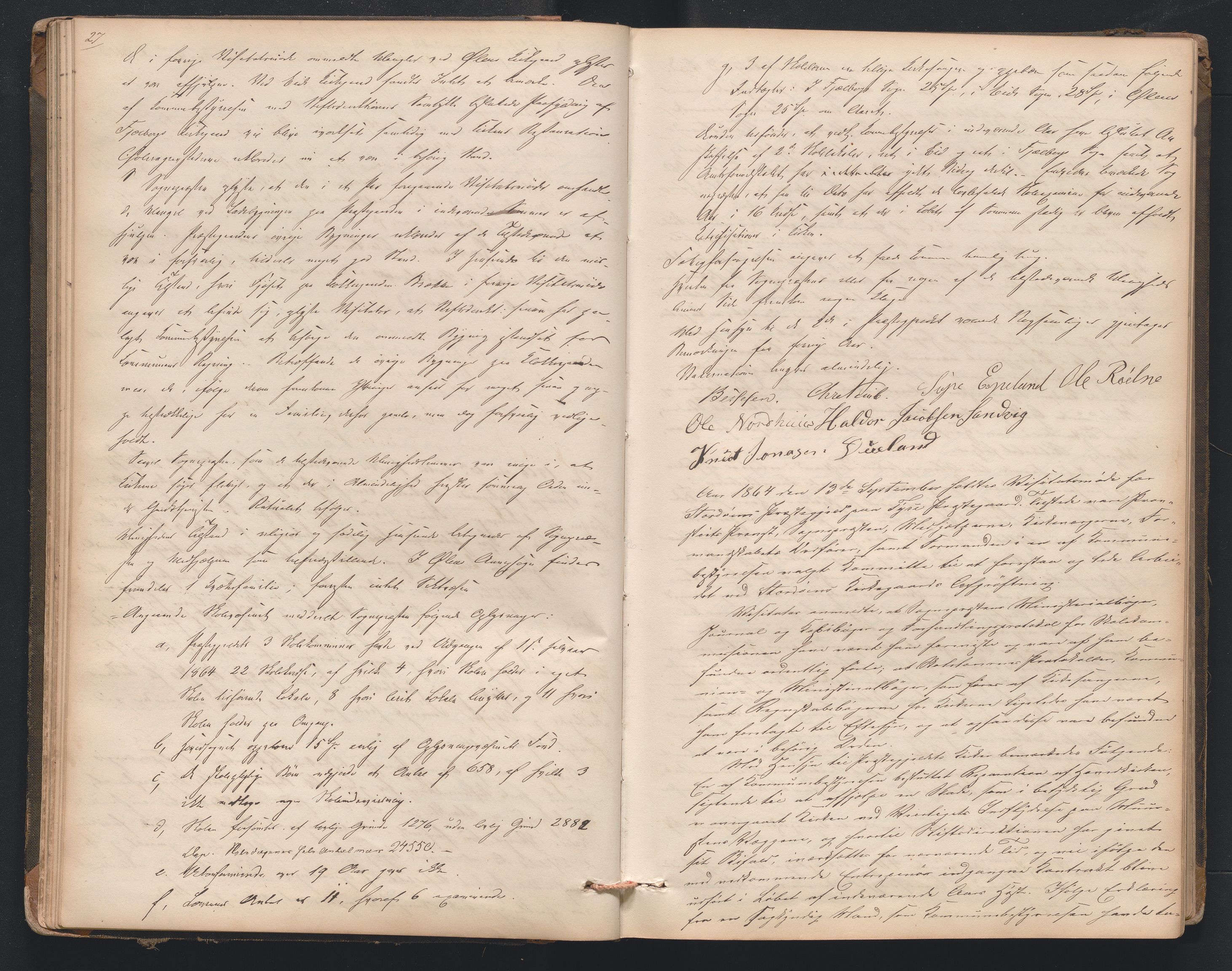 Nordre Sunnhordland prosti, AV/SAB-A-99912/F/L0001: Visitasprotokoll , 1860-1959, p. 27