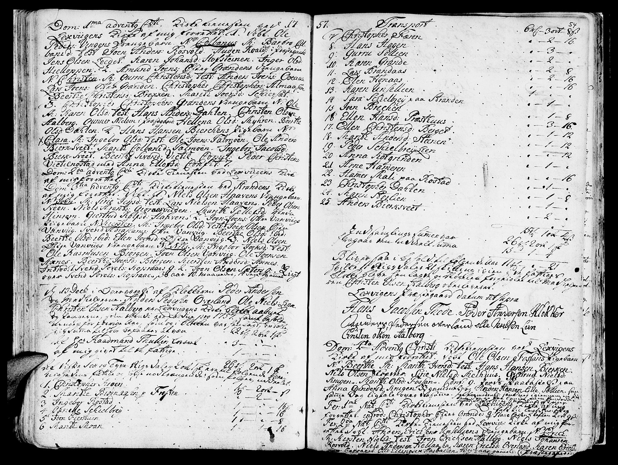 Ministerialprotokoller, klokkerbøker og fødselsregistre - Nord-Trøndelag, SAT/A-1458/701/L0003: Parish register (official) no. 701A03, 1751-1783, p. 54
