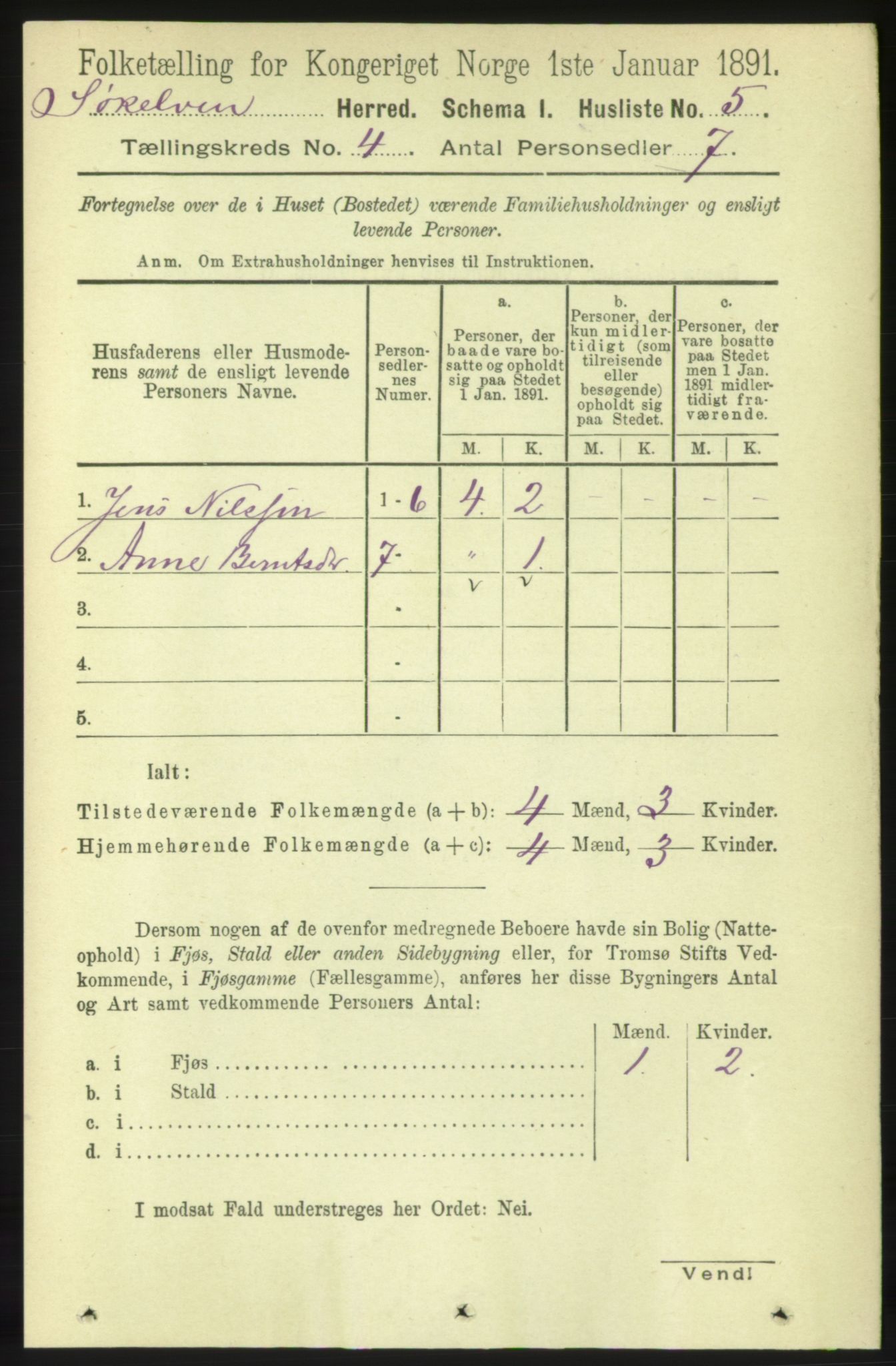 RA, 1891 census for 1528 Sykkylven, 1891, p. 2221