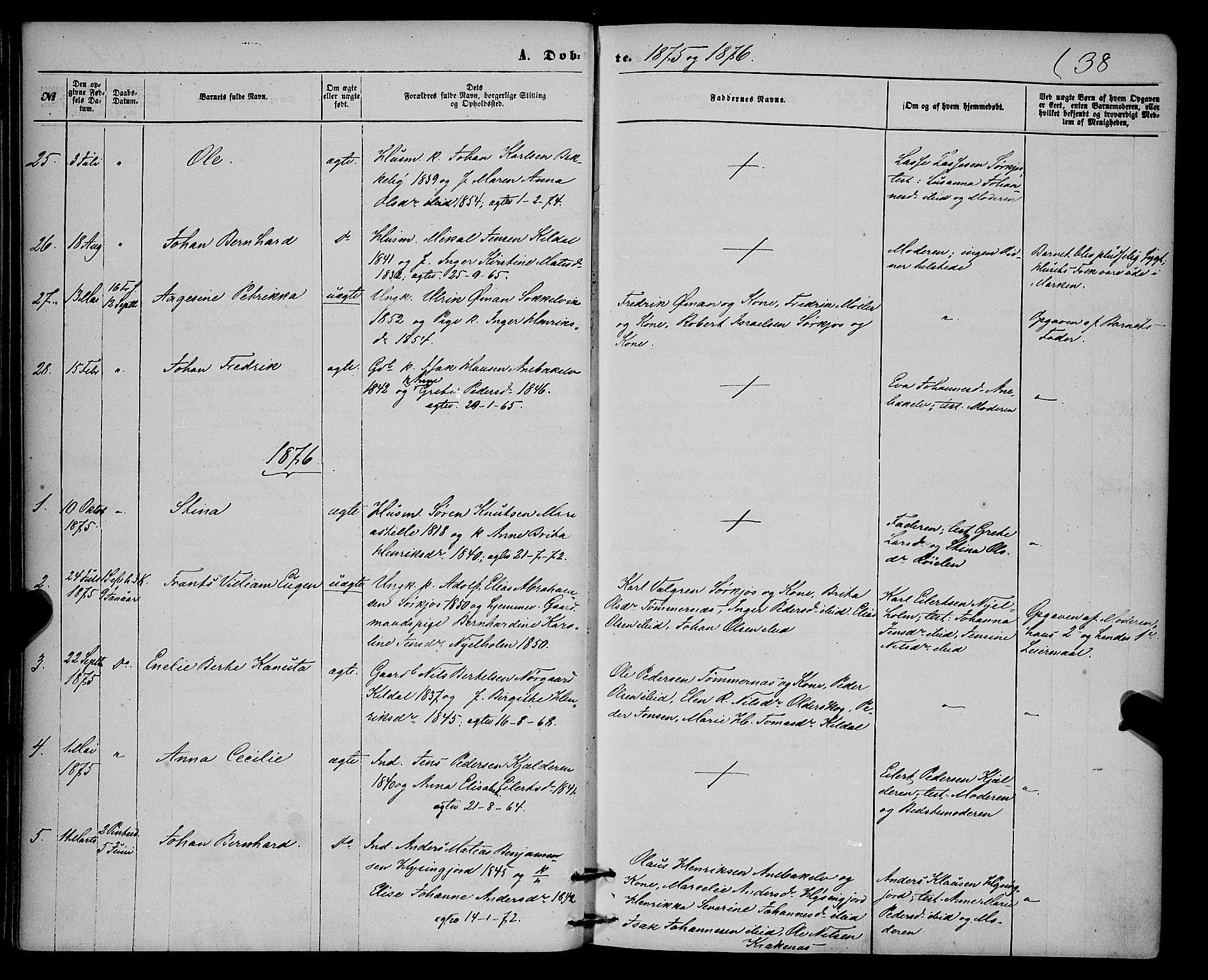 Skjervøy sokneprestkontor, SATØ/S-1300/H/Ha/Haa/L0013kirke: Parish register (official) no. 13, 1863-1877, p. 38