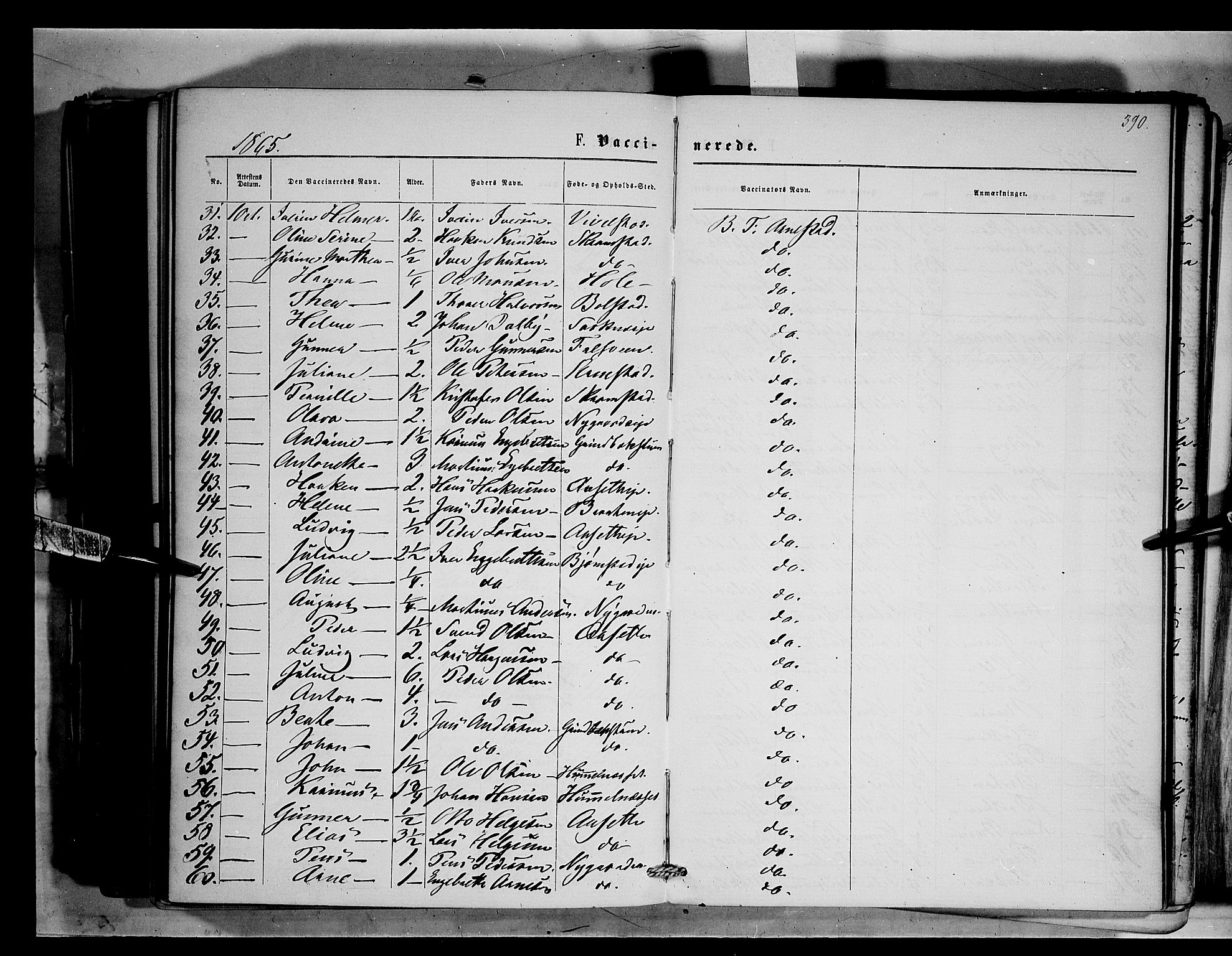 Åmot prestekontor, Hedmark, SAH/PREST-056/H/Ha/Haa/L0008: Parish register (official) no. 8, 1862-1875, p. 390