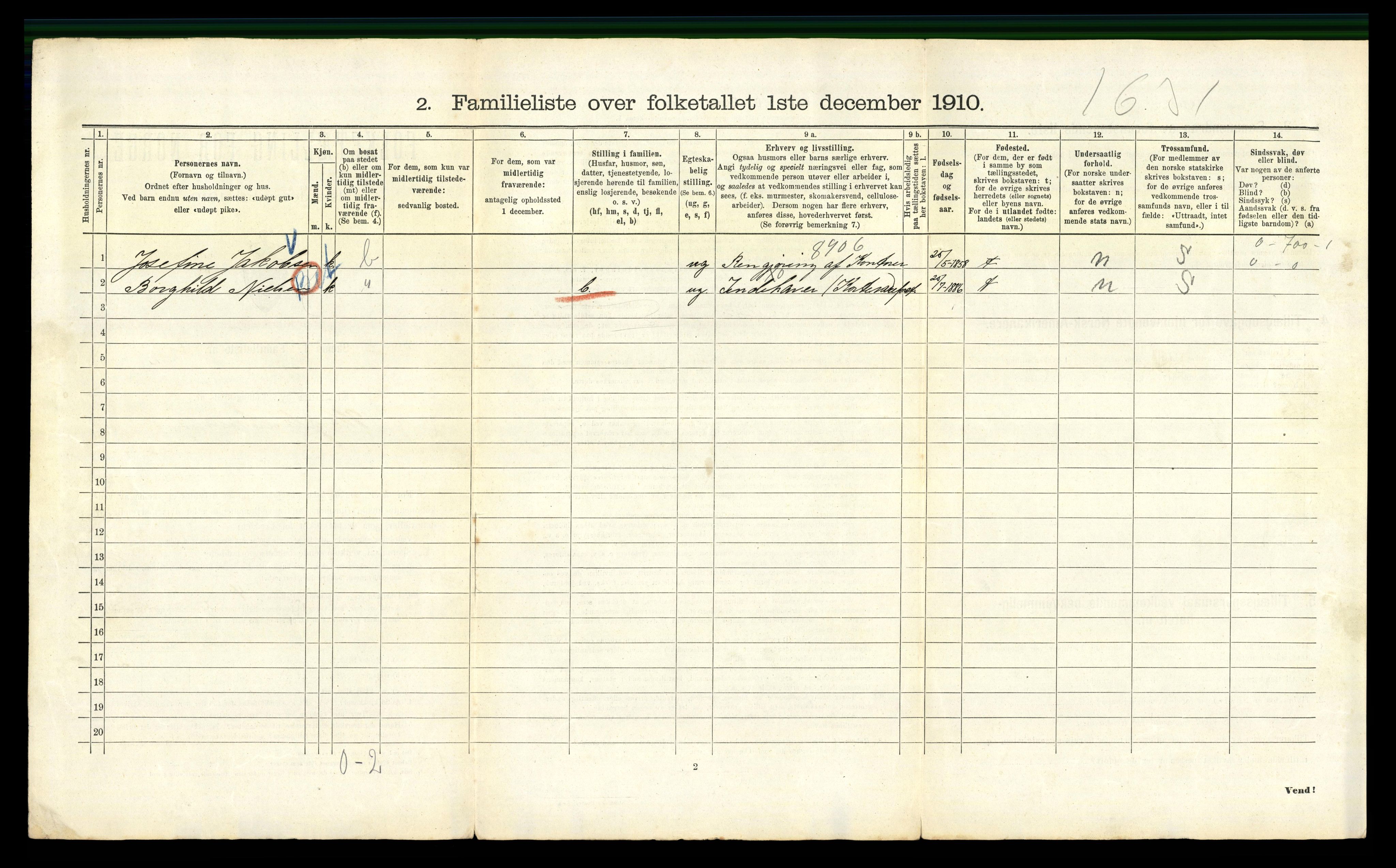 RA, 1910 census for Kristiania, 1910, p. 122798