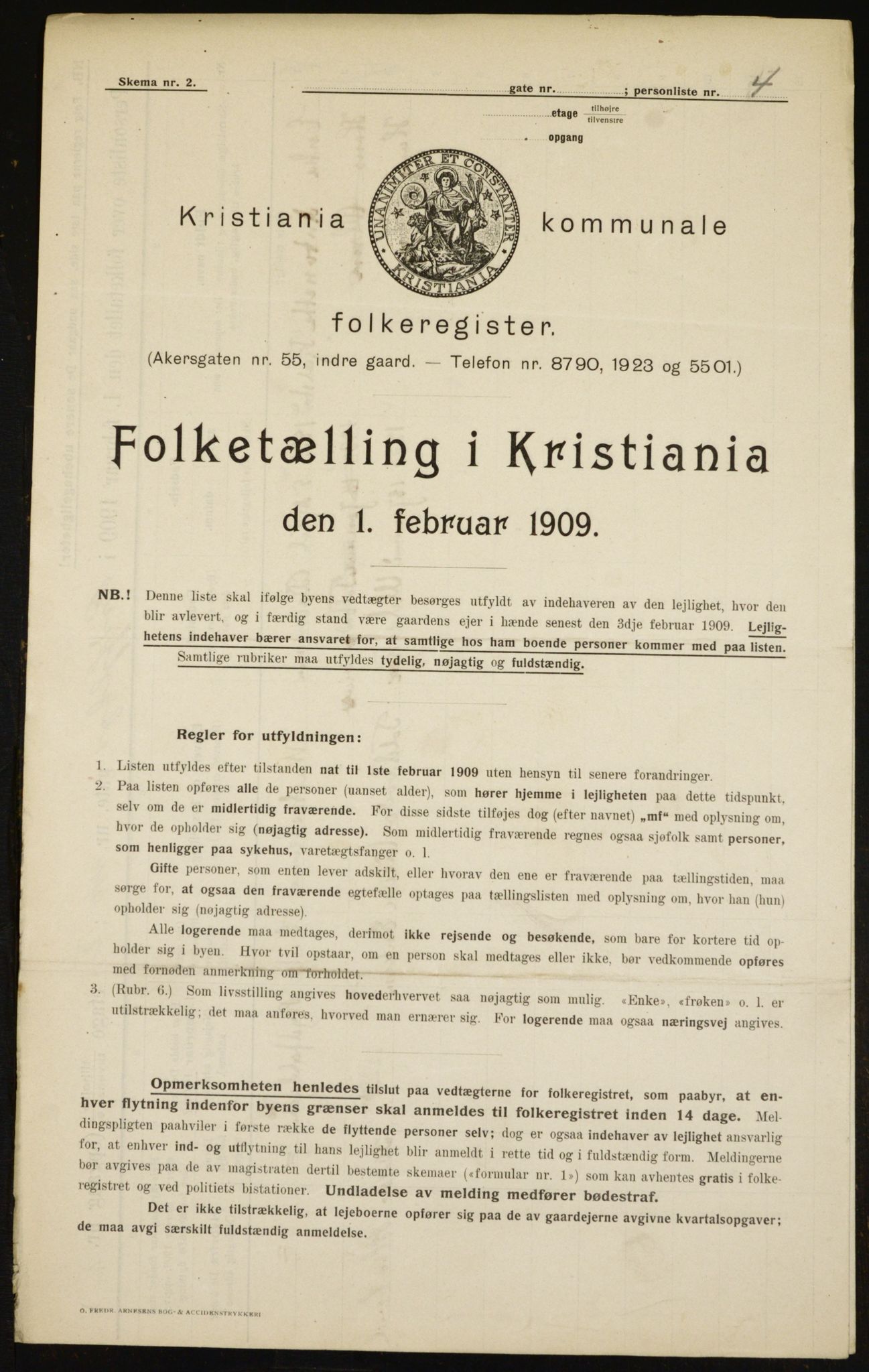 OBA, Municipal Census 1909 for Kristiania, 1909, p. 78232