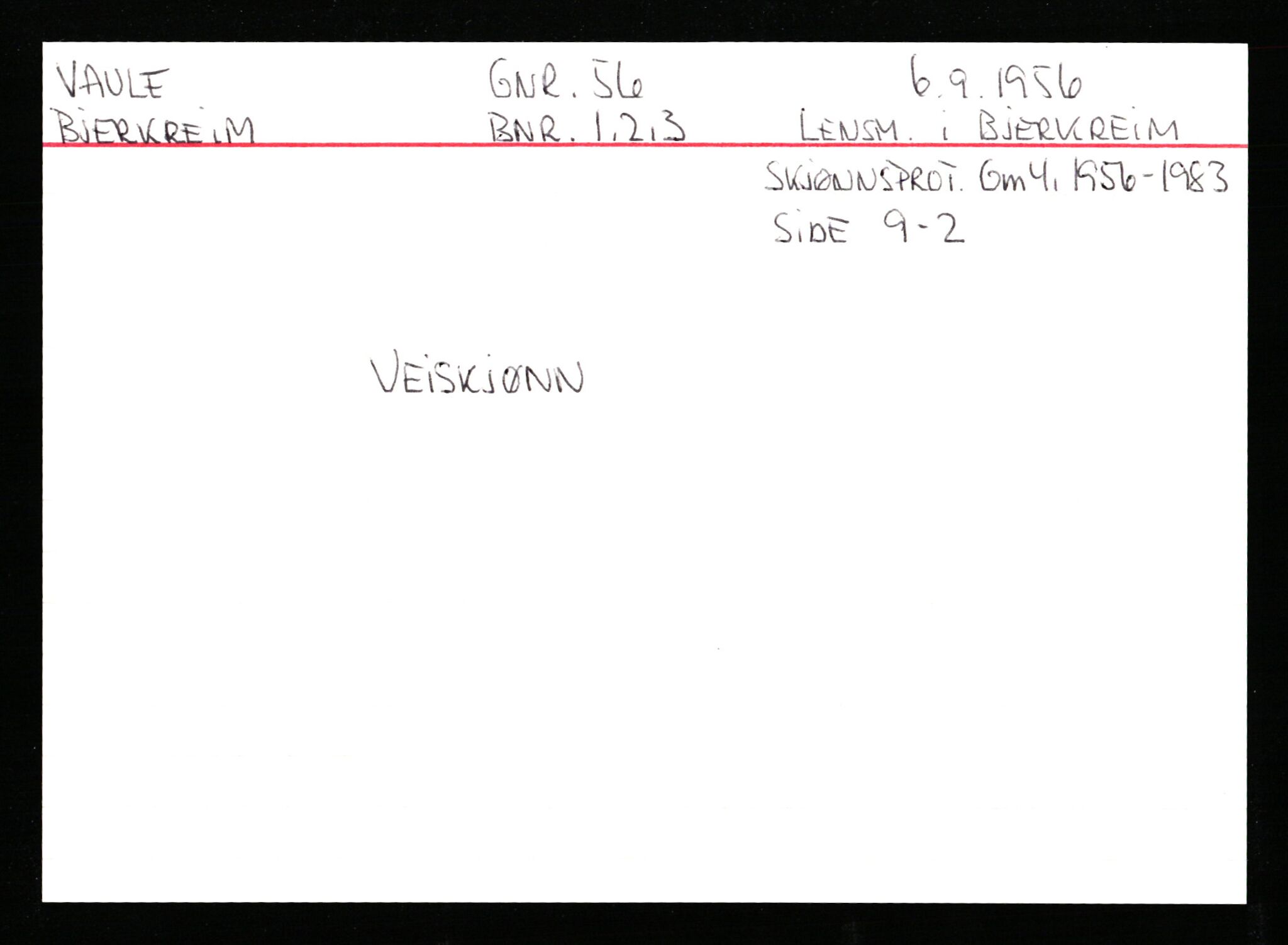 Statsarkivet i Stavanger, AV/SAST-A-101971/03/Y/Ym/L0065: Åstedskort sortert etter gårdsnavn: Vatland - Vervig, 1600-1950, p. 180